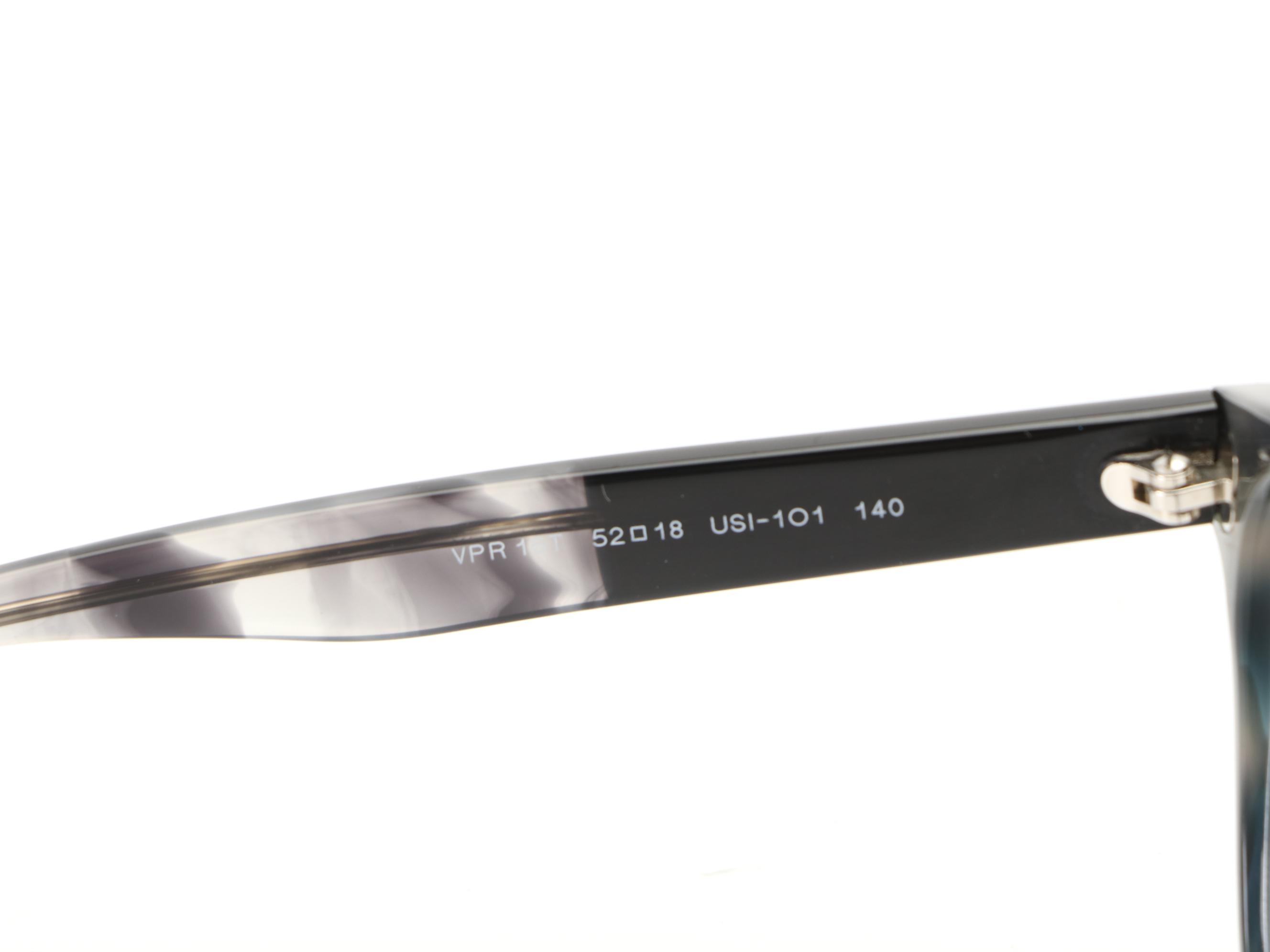 Prada SPR16T Eyeglasses in Grey Havana with Case