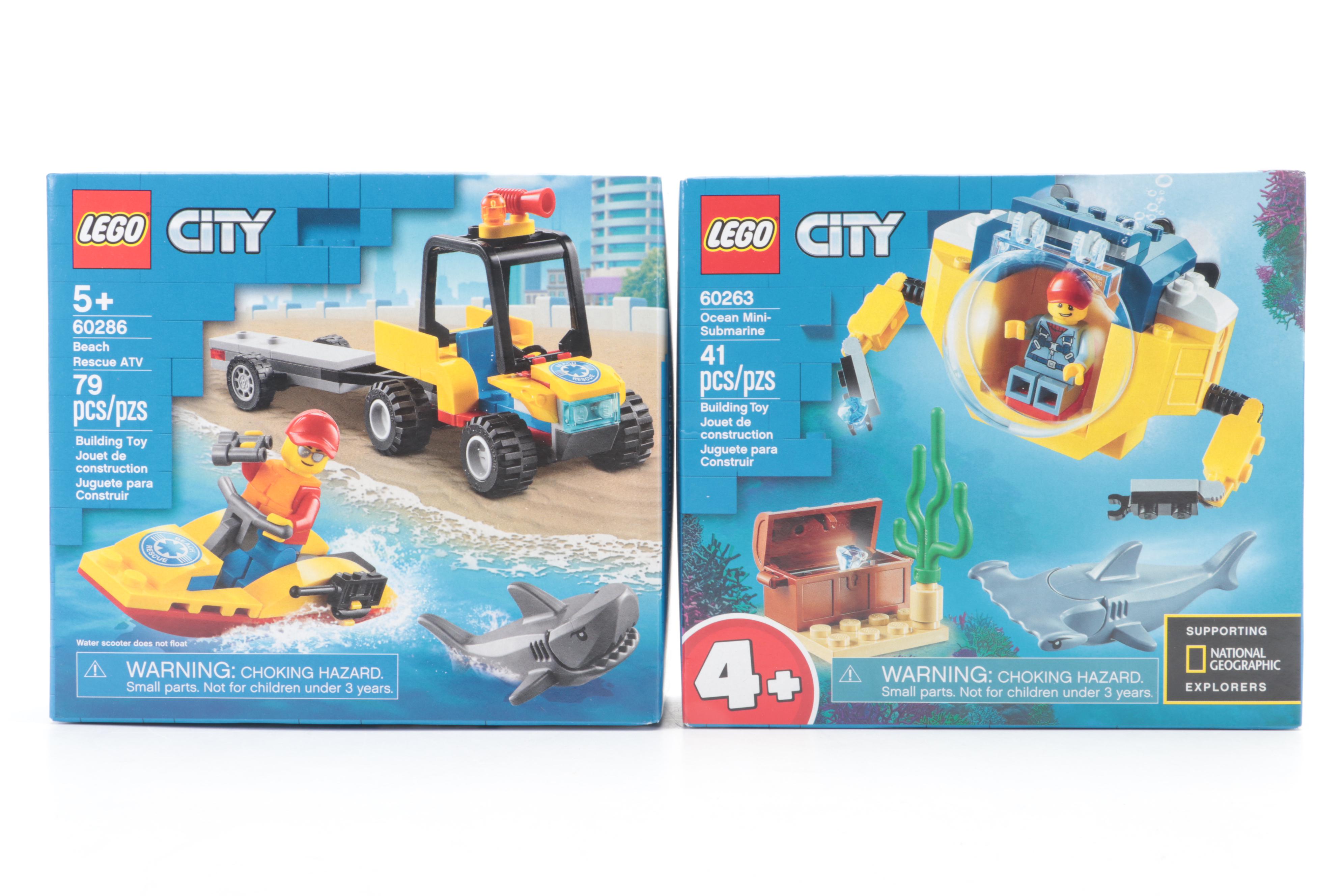 LEGO Creator and CITY Ocean Exploration Building Sets