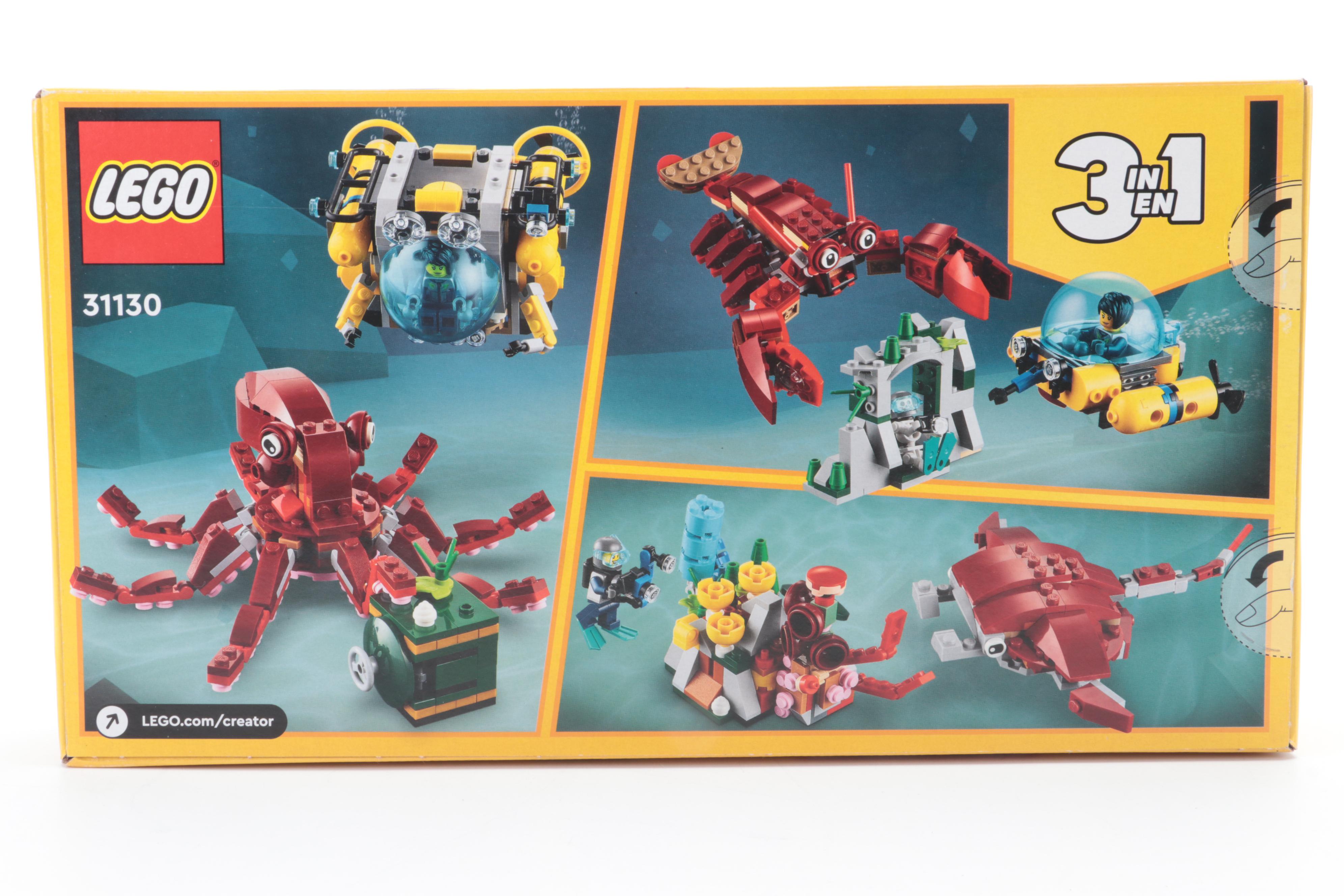 LEGO Creator and CITY Ocean Exploration Building Sets