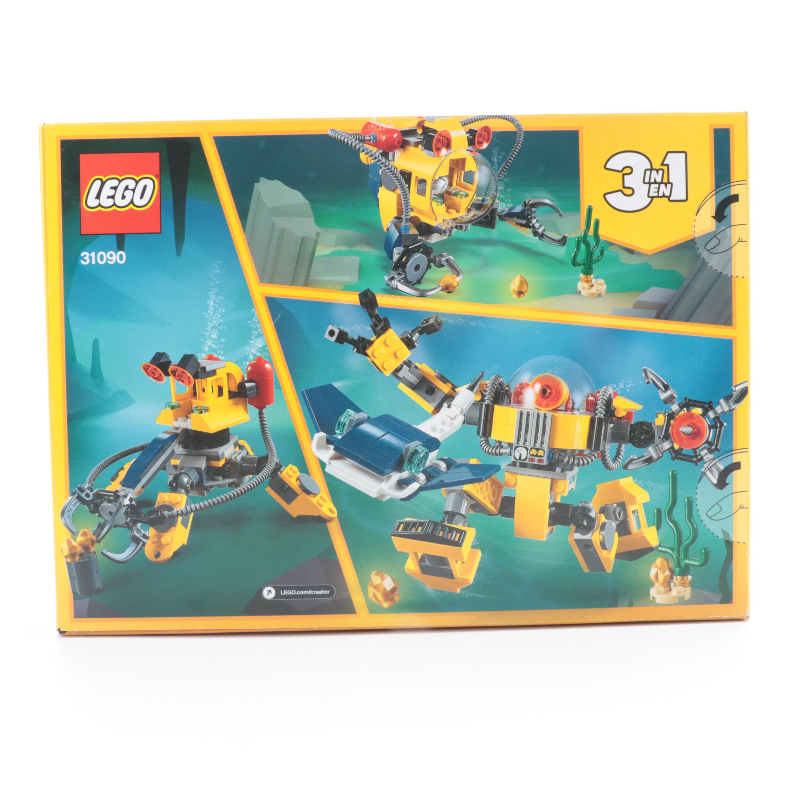 LEGO Creator and CITY Ocean Exploration Building Sets
