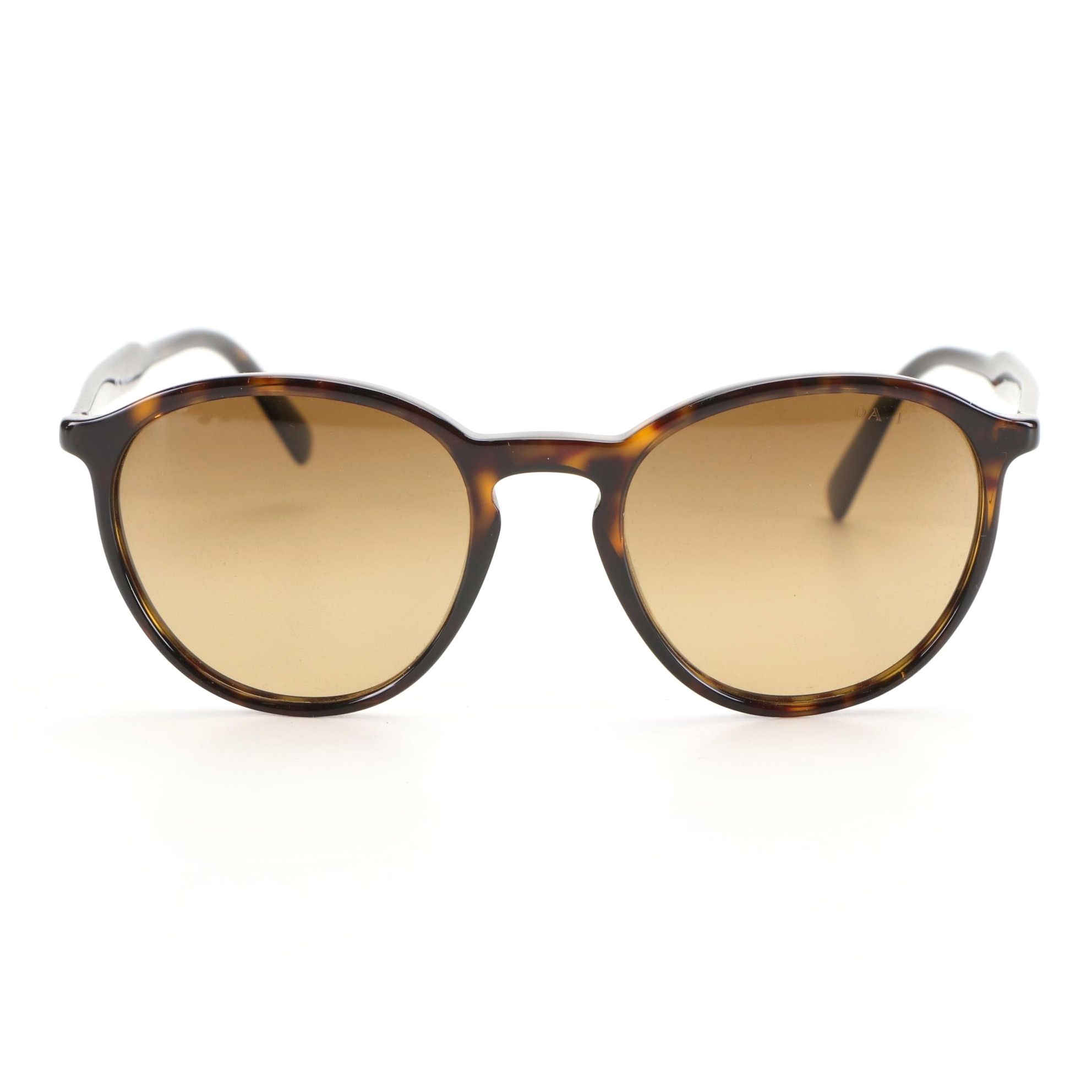 Prada SPR05X Polarized Sunglasses in Havana with Case and Box