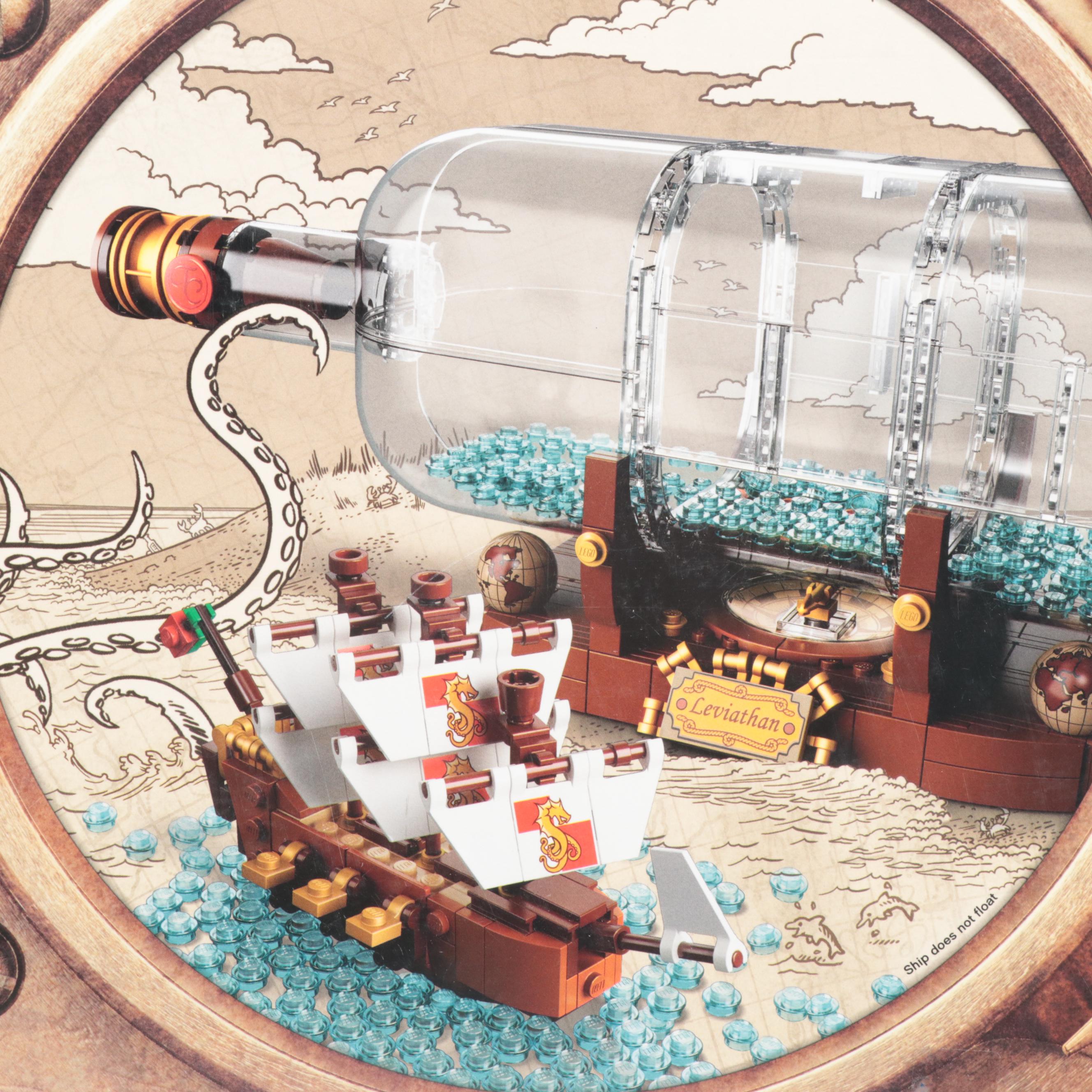 LEGO Crocodile Locomotive, Ship in a Bottle, Minifigures and More Toy Sets