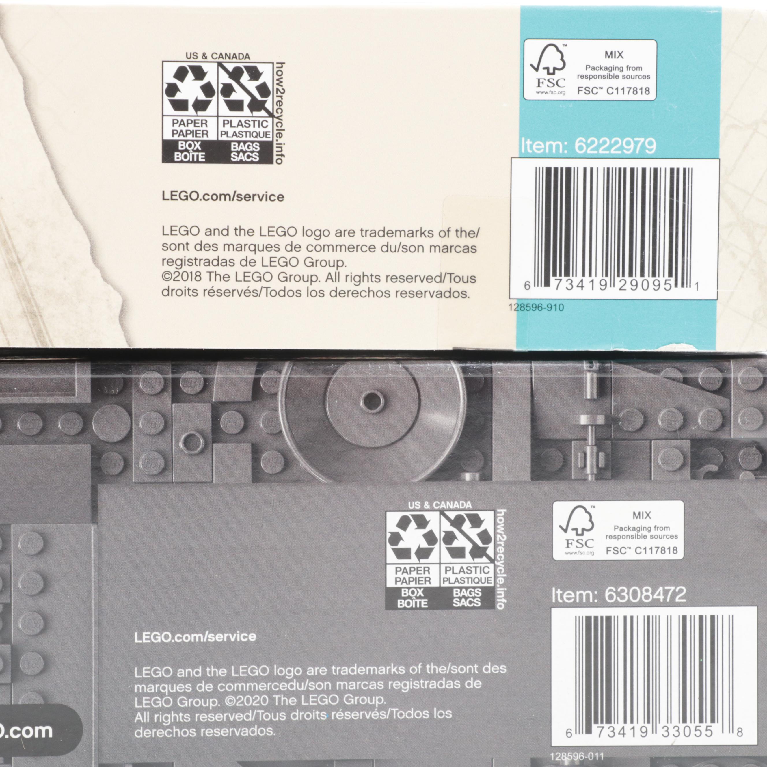 LEGO Crocodile Locomotive, Ship in a Bottle, Minifigures and More Toy Sets