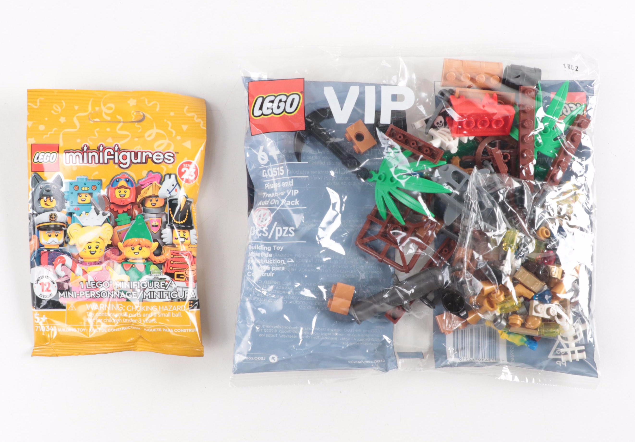 LEGO Crocodile Locomotive, Ship in a Bottle, Minifigures and More Toy Sets