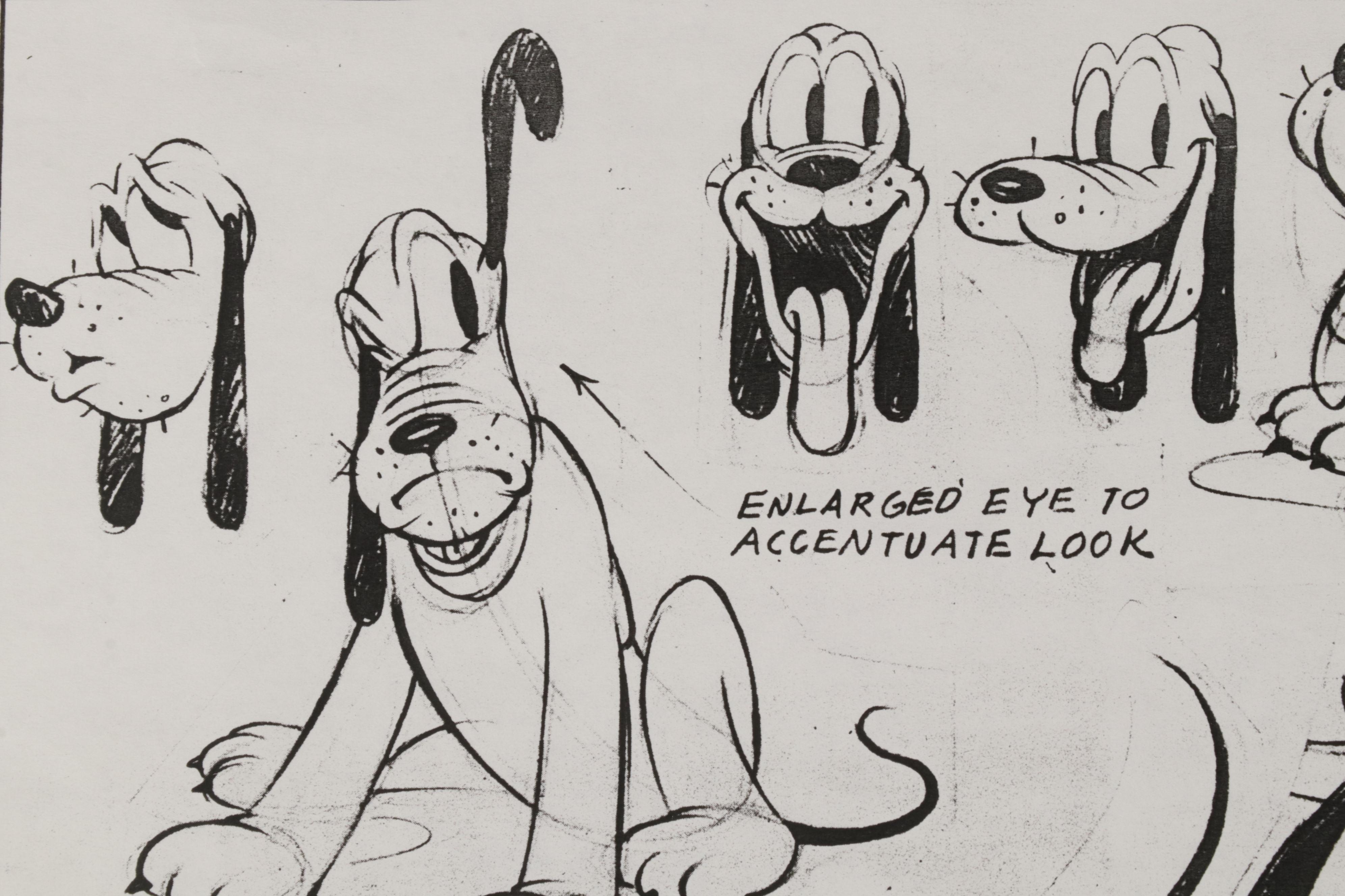 Character Model Sketches Lithographs After Walt Disney and Charles Schulz