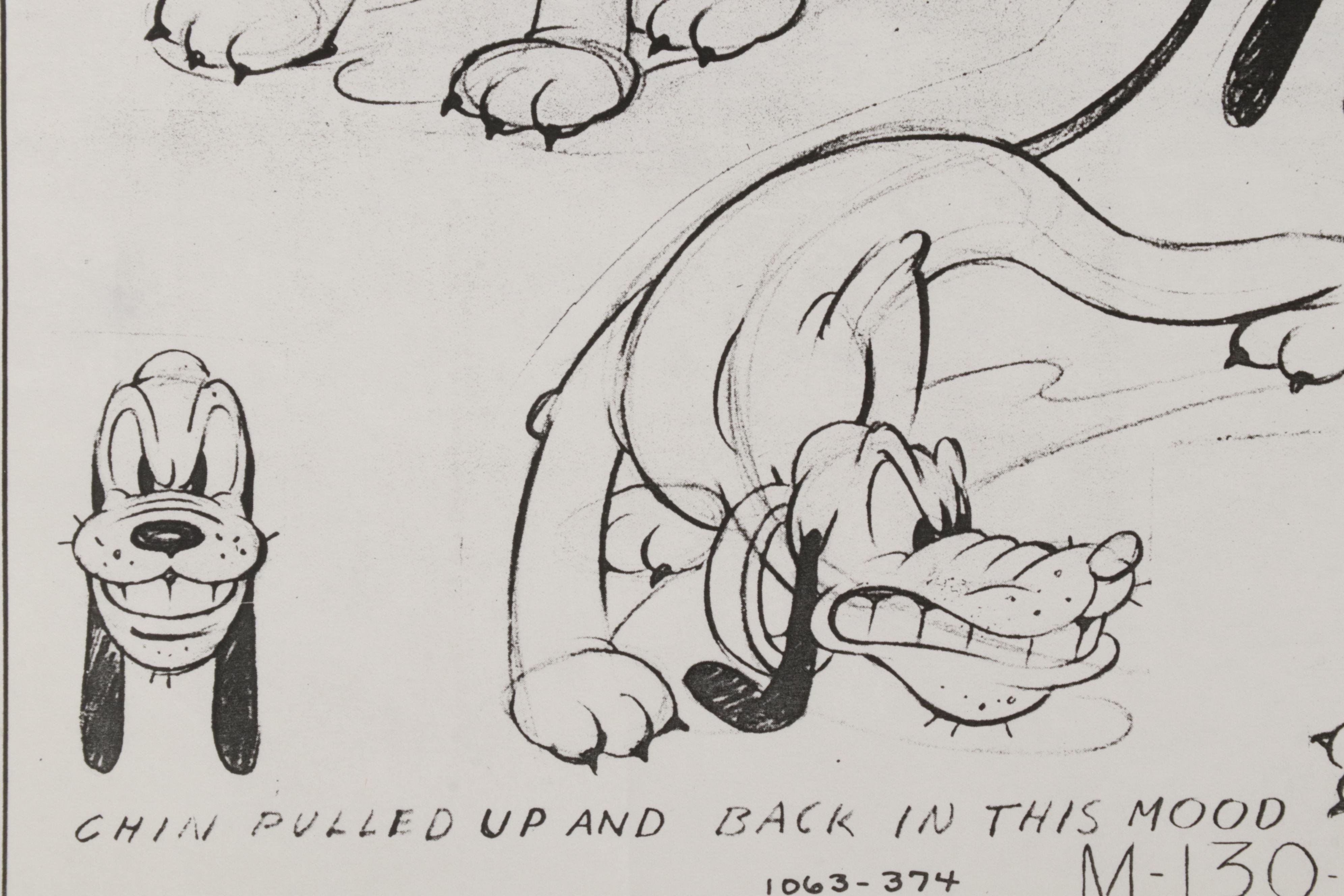 Character Model Sketches Lithographs After Walt Disney and Charles Schulz