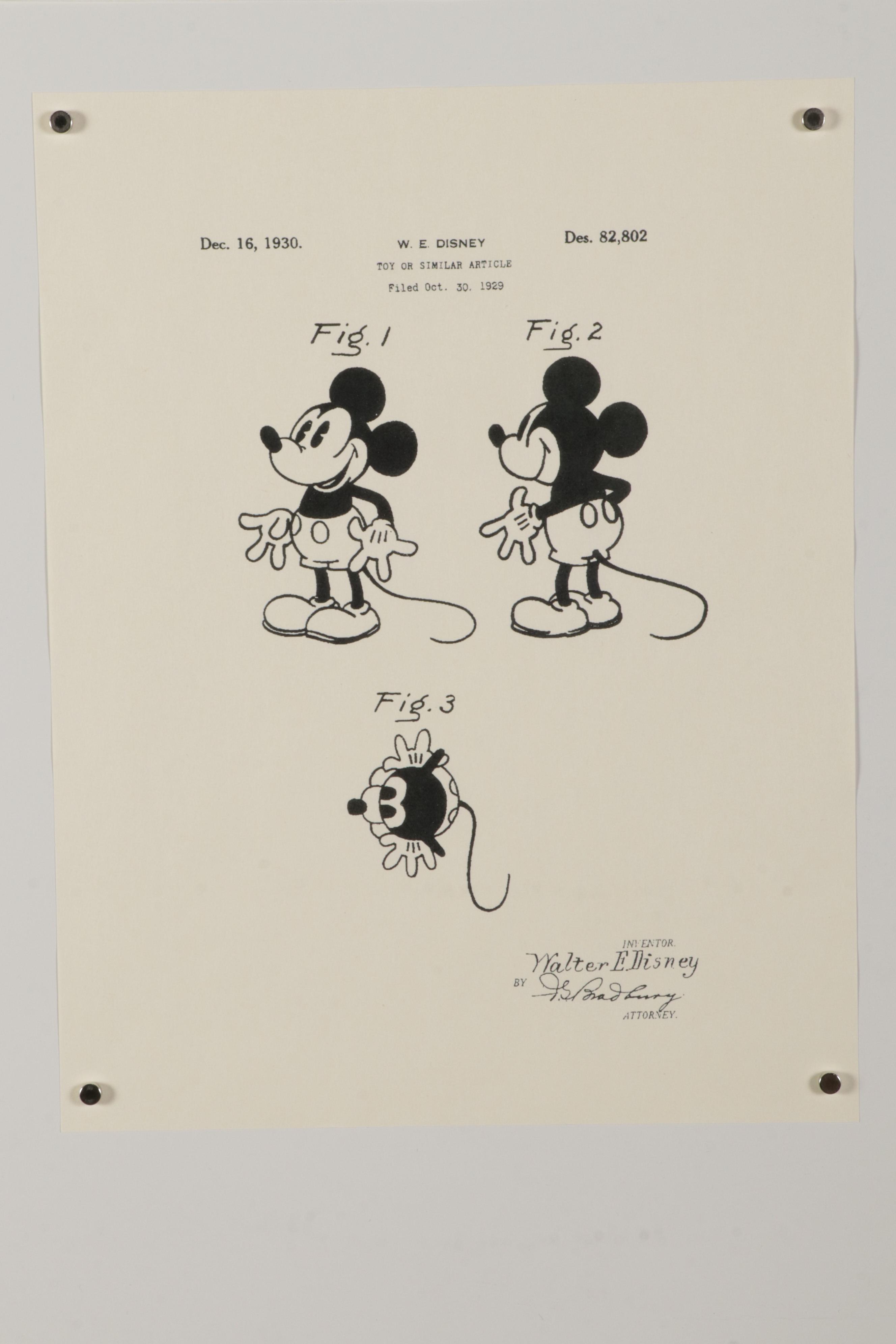 Character Model Sketches Lithographs After Walt Disney and Charles Schulz