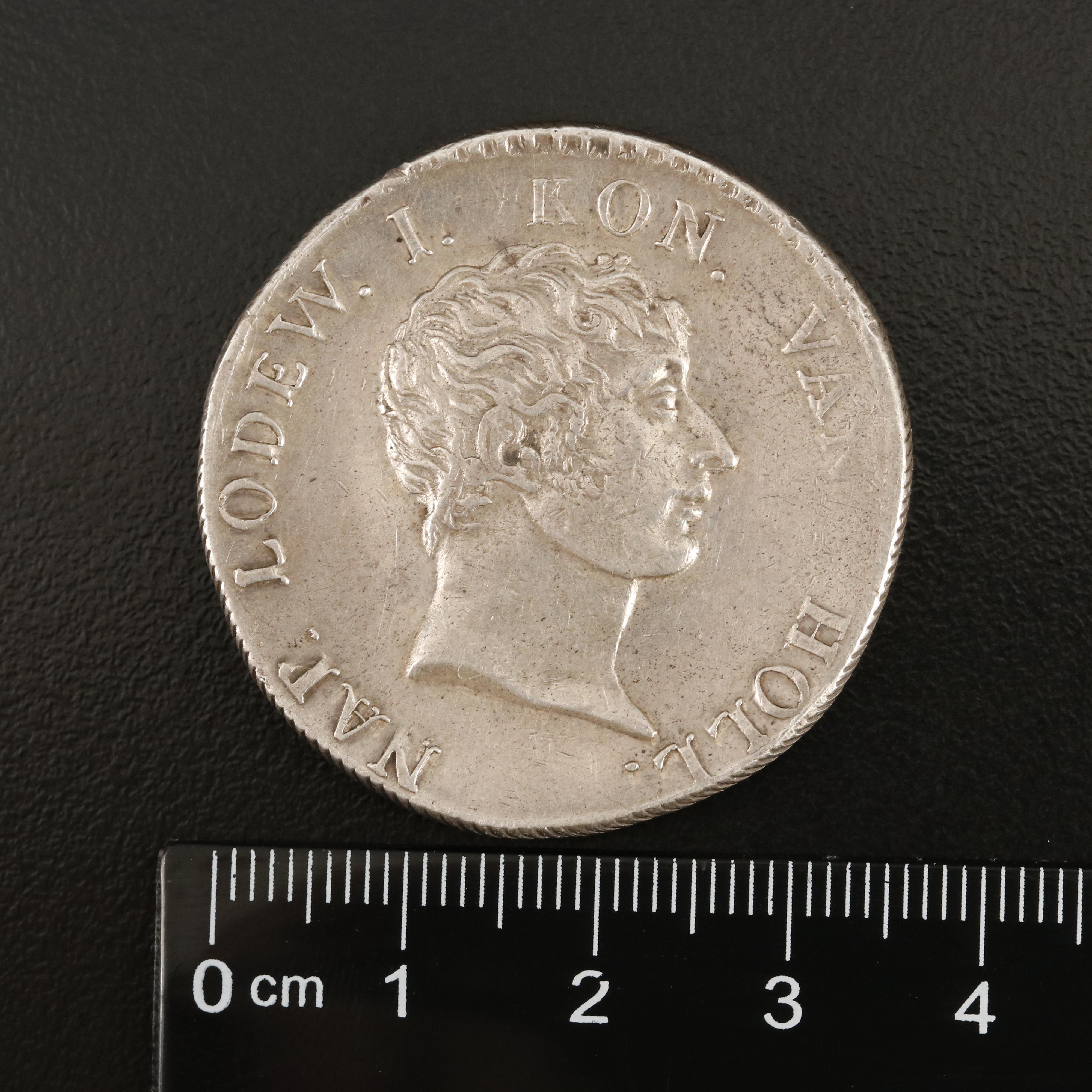 1808 Kingdom of Holland Fifty Stuivers Coin