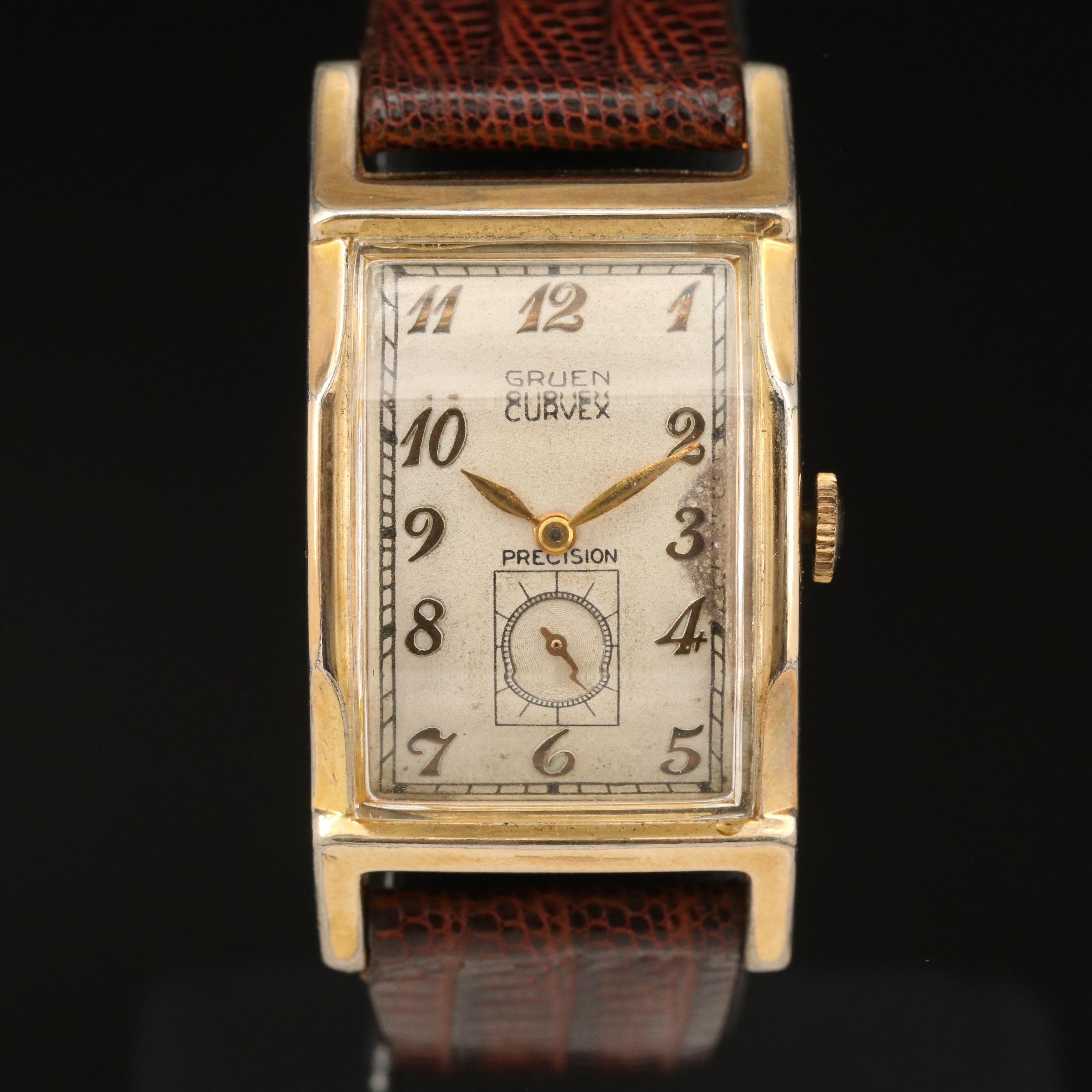 Vintage Gruen Curvex Precision Manual Wind Watch