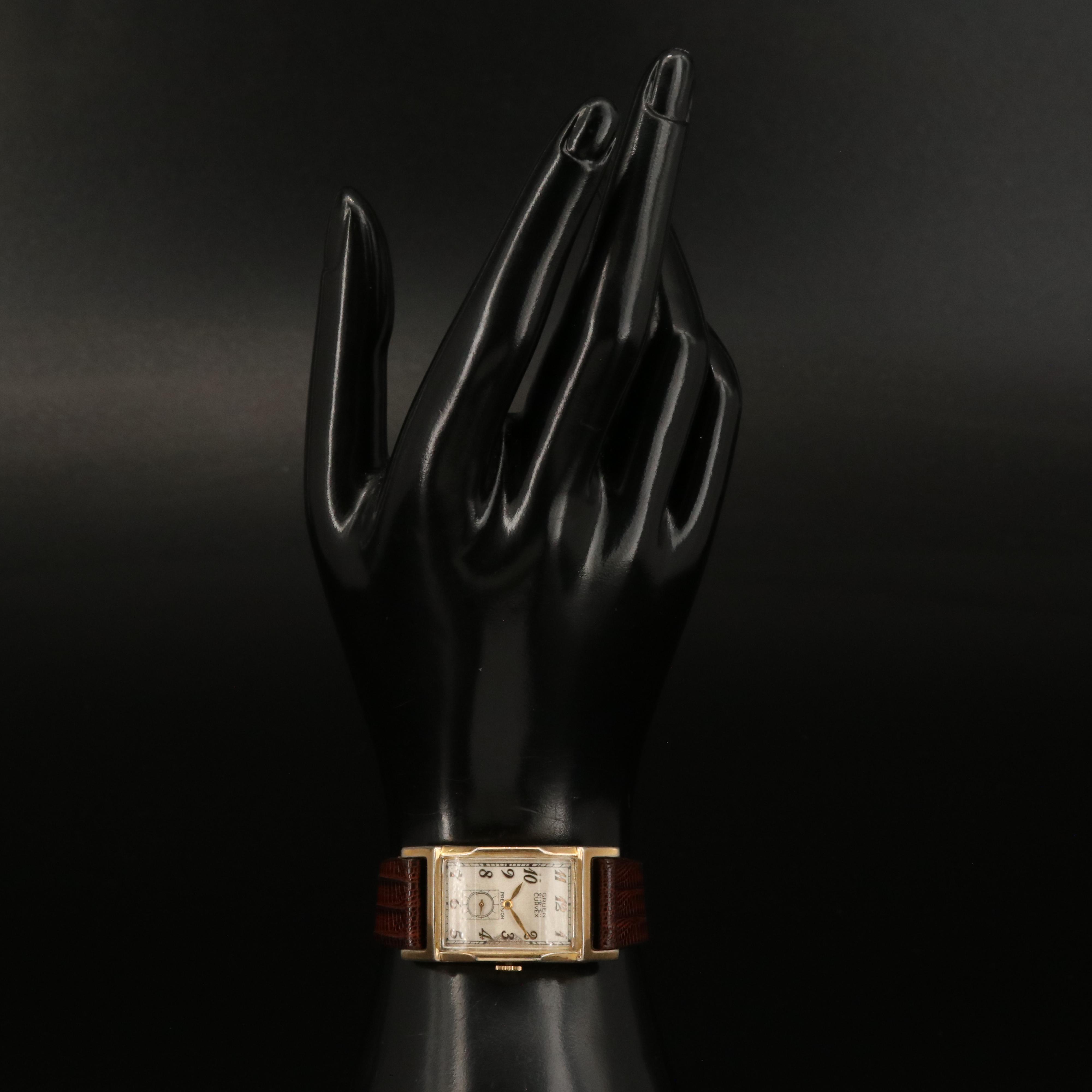 Vintage Gruen Curvex Precision Manual Wind Watch