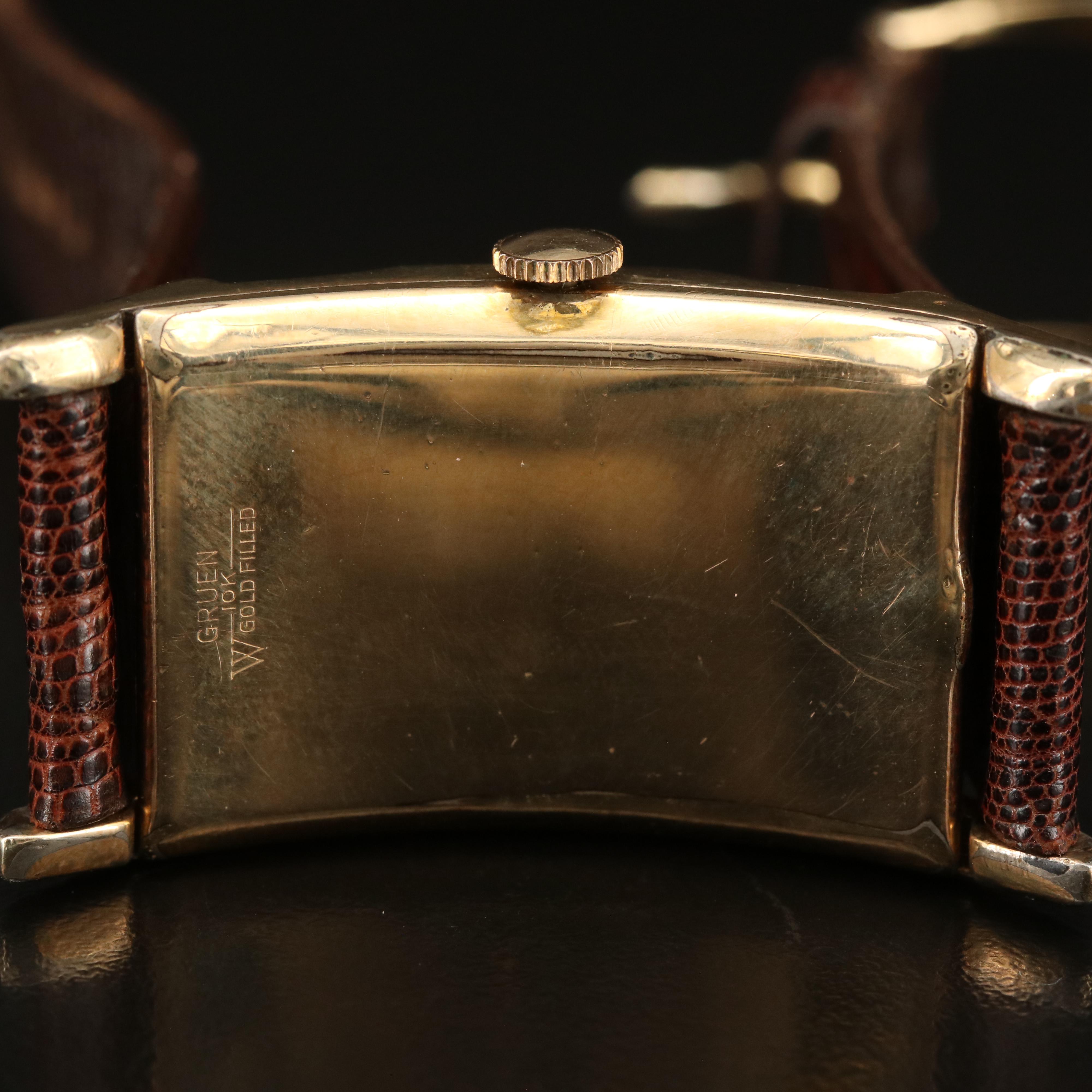 Vintage Gruen Curvex Precision Manual Wind Watch