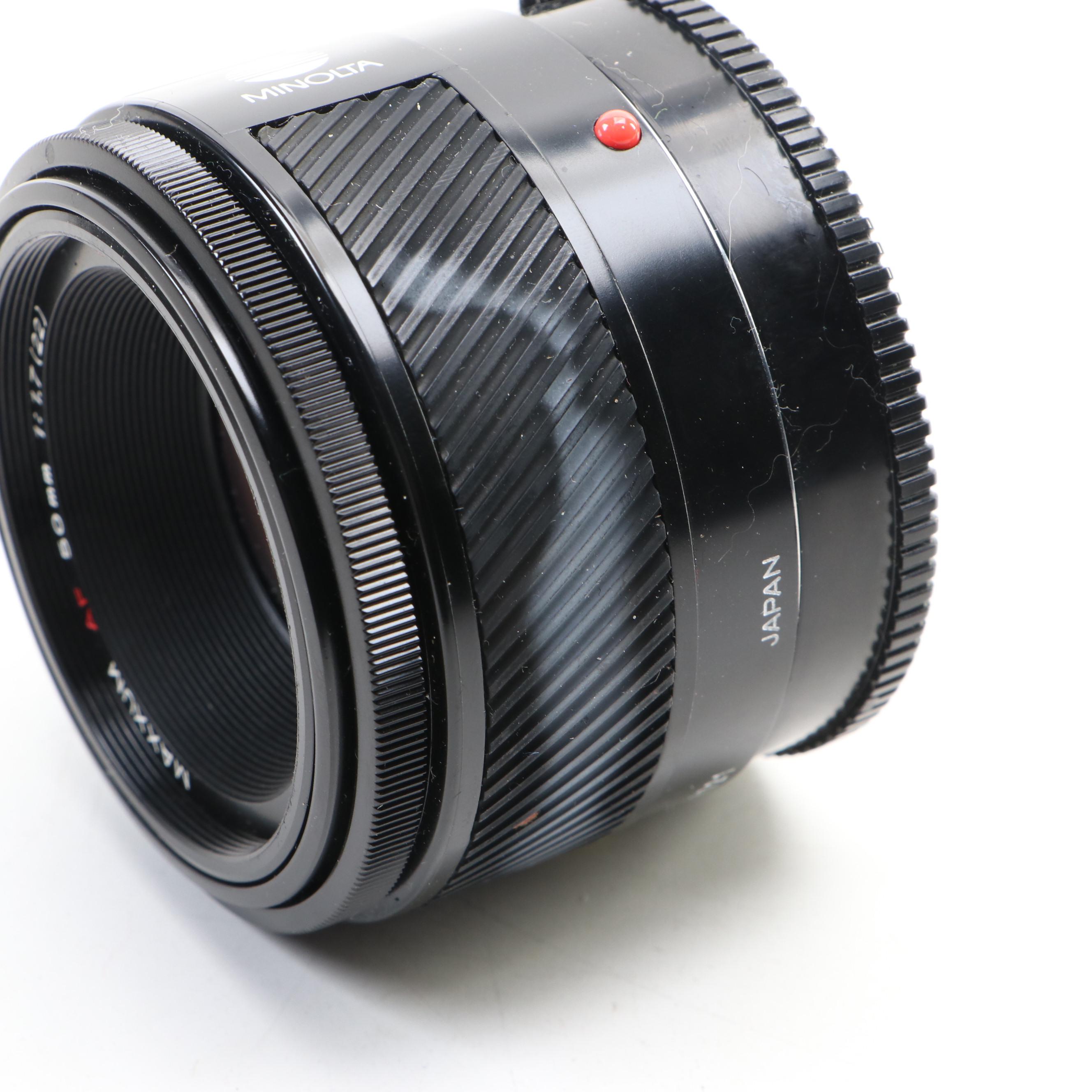 Minolta Maxxum 7000 35mm SLR Camera with 28-85mm Zoom Lens and More