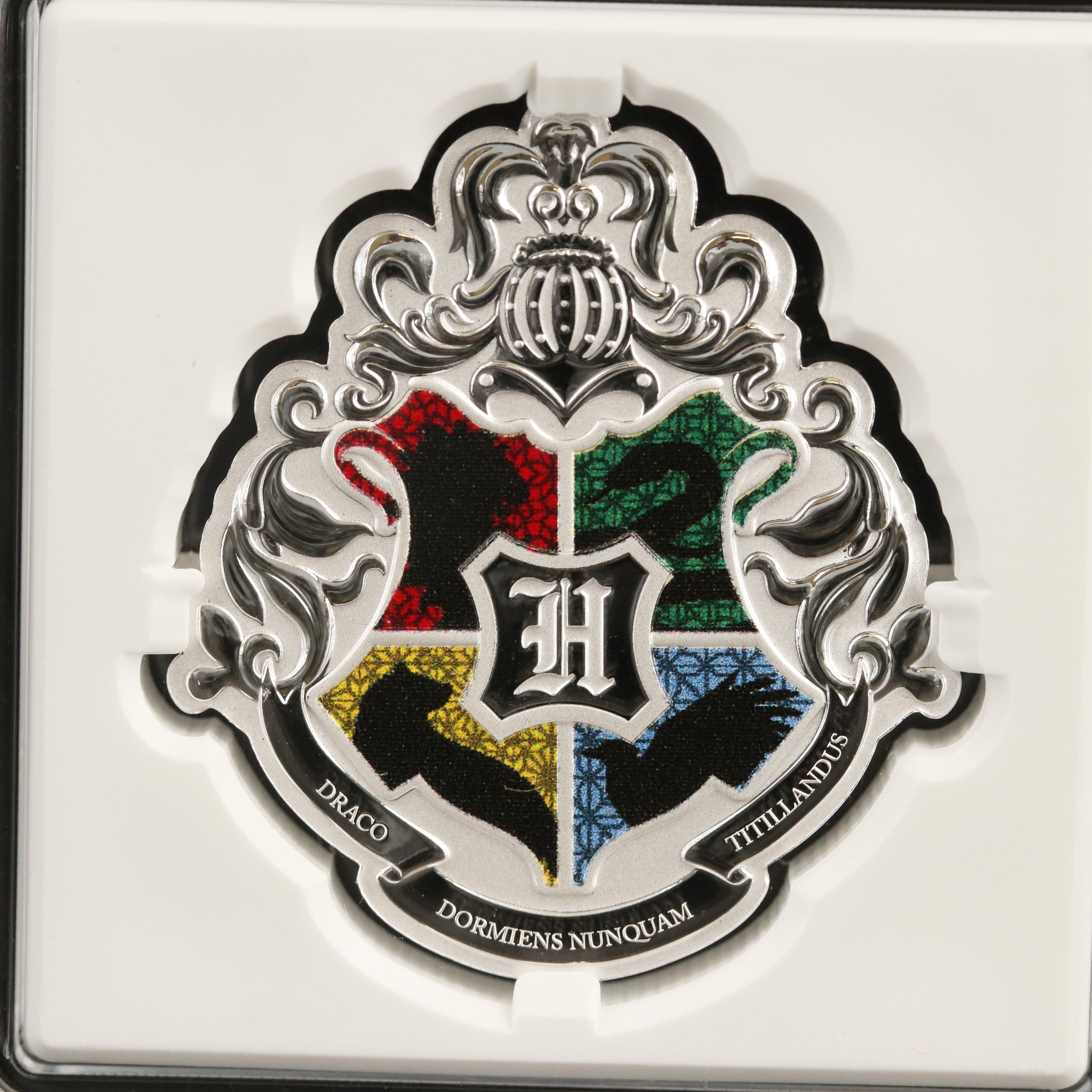 2021 Harry Potter Hogwarts Crest 1-Oz. Fine Silver Coin