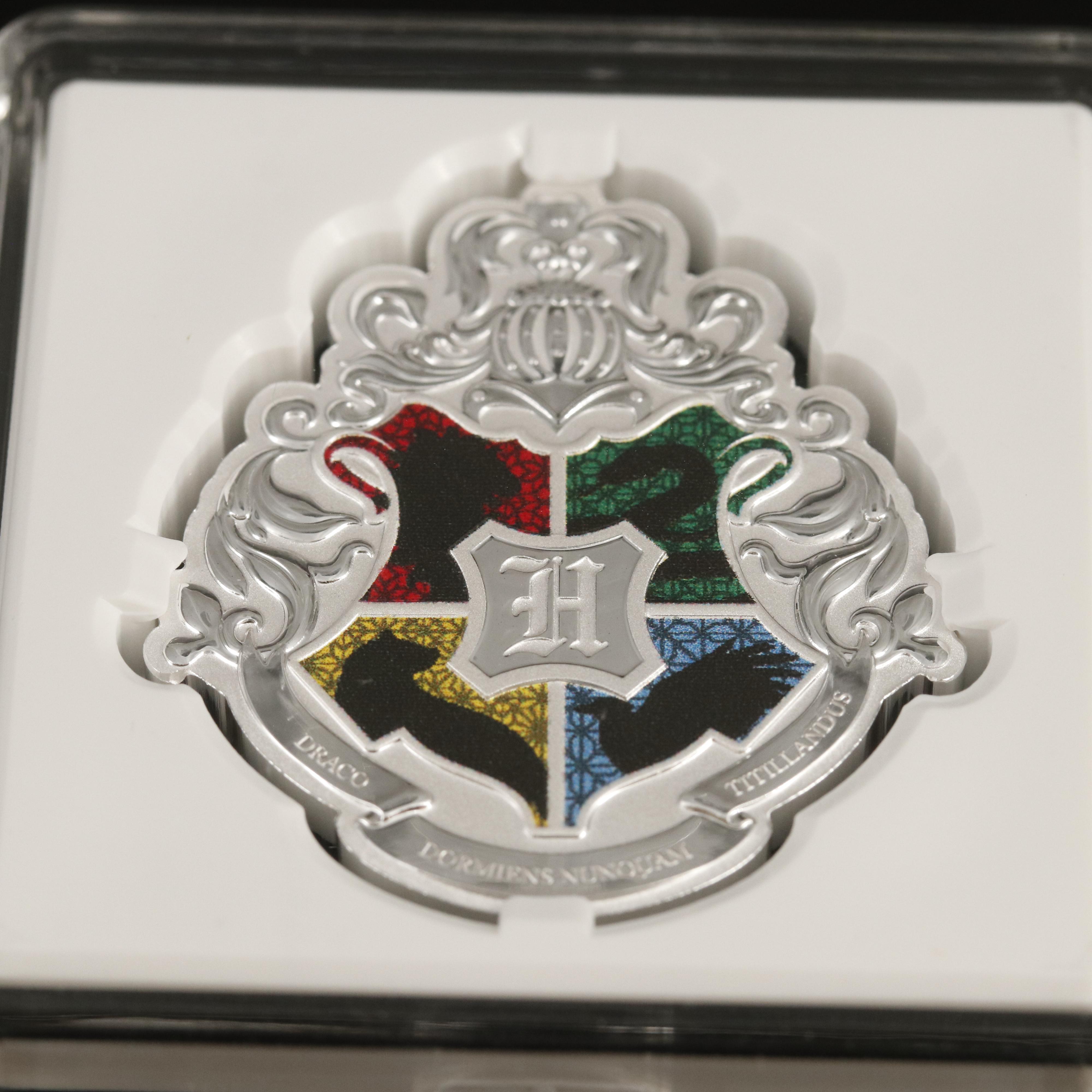 2021 Harry Potter Hogwarts Crest 1-Oz. Fine Silver Coin