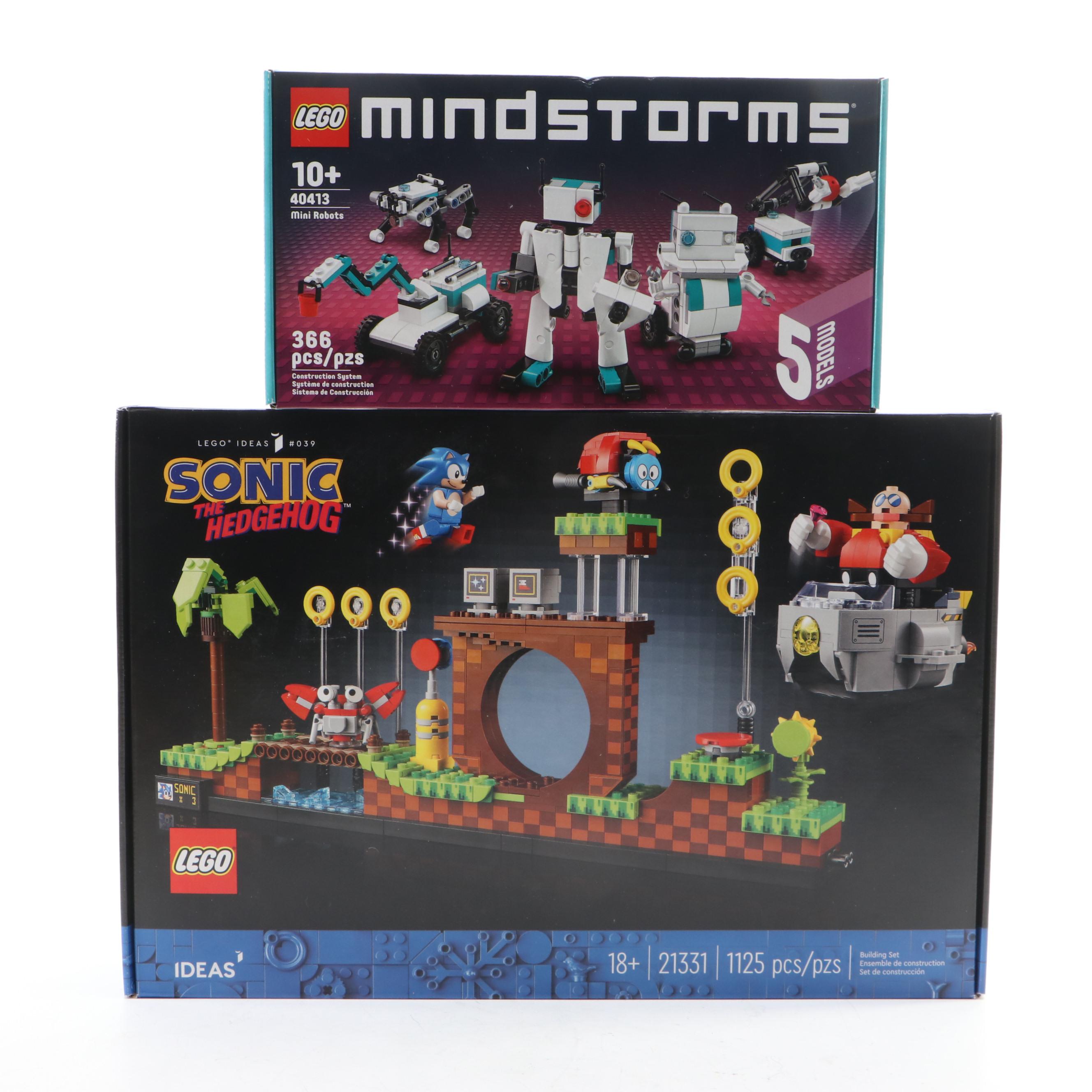 LEGO IDEAS Sonic, Creator and Mindstorms Building Sets