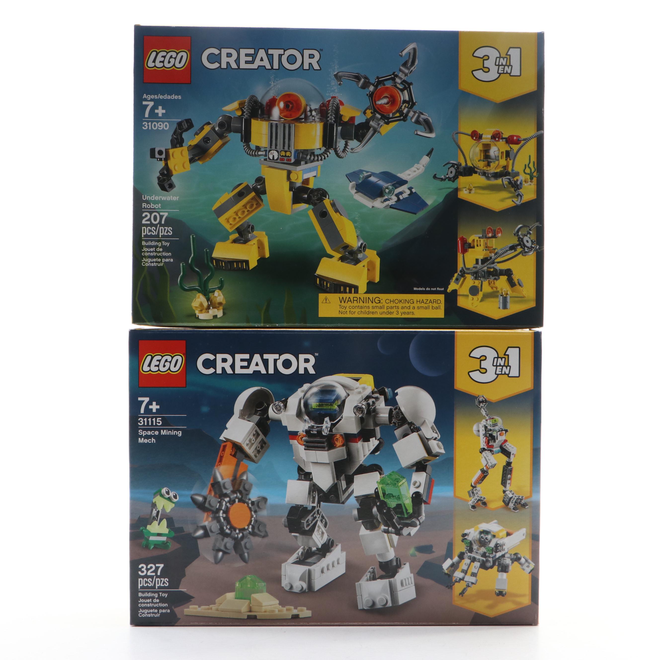 LEGO IDEAS Sonic, Creator and Mindstorms Building Sets
