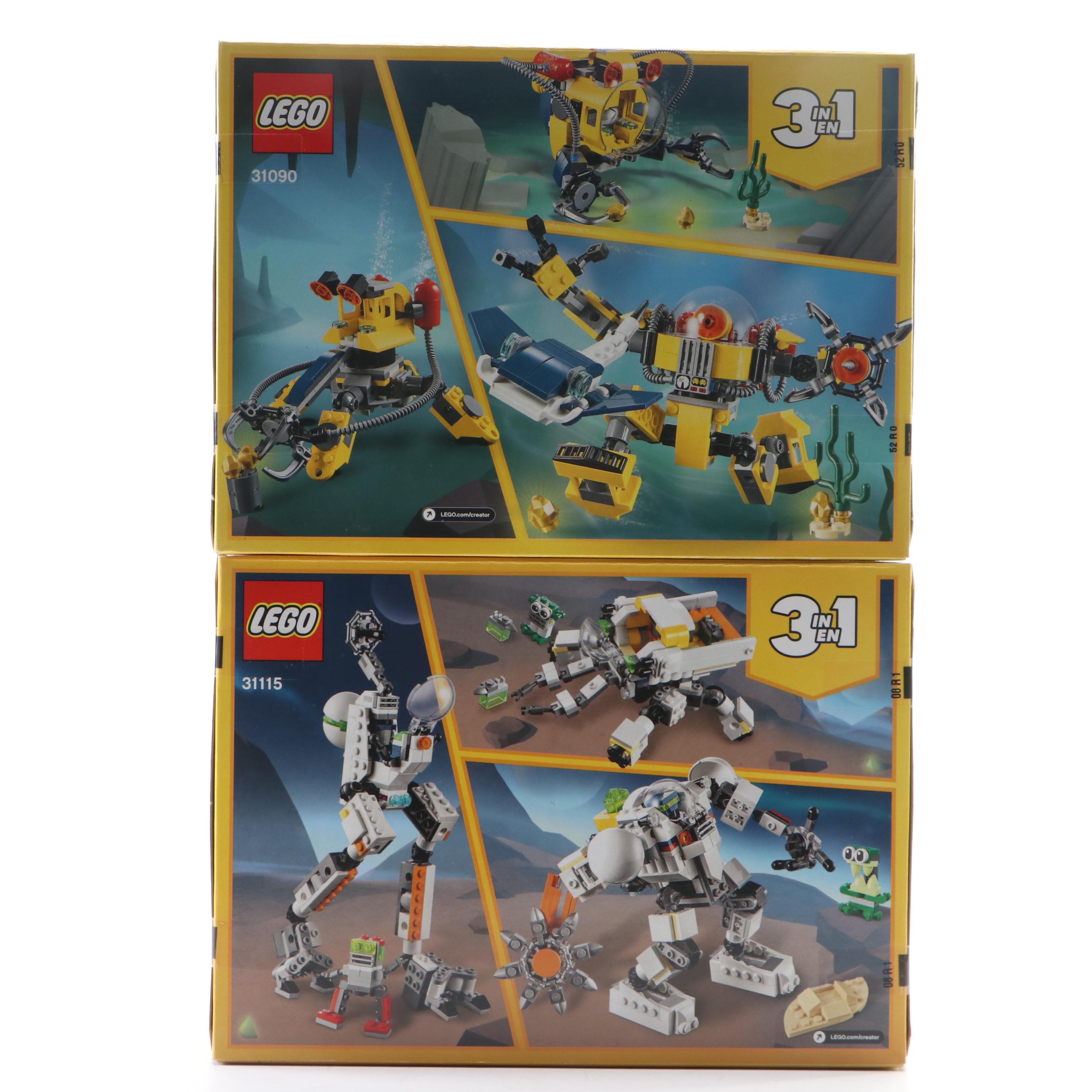 LEGO IDEAS Sonic, Creator and Mindstorms Building Sets