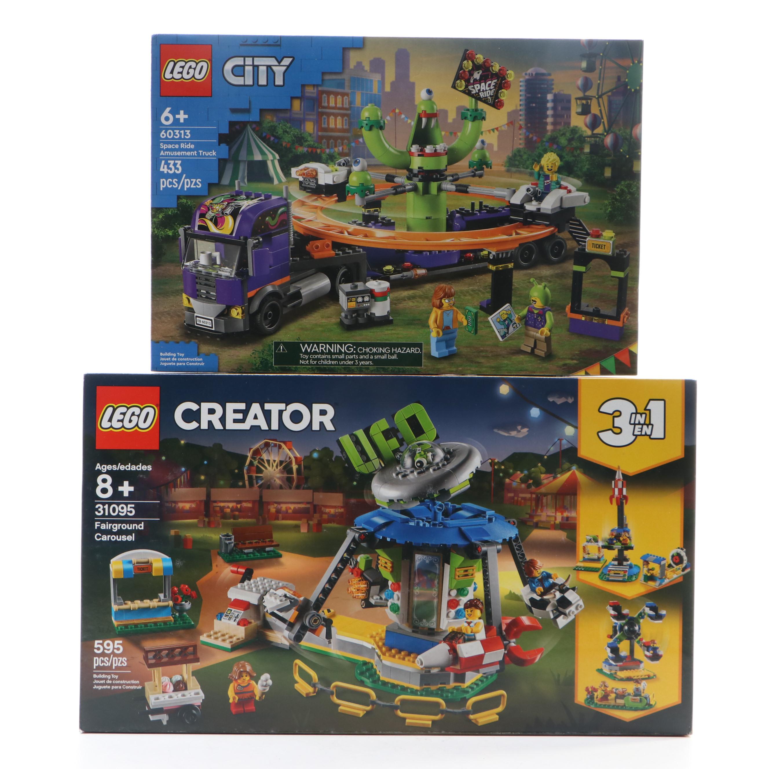 LEGO CITY and Creator Amusement Park Building Sets