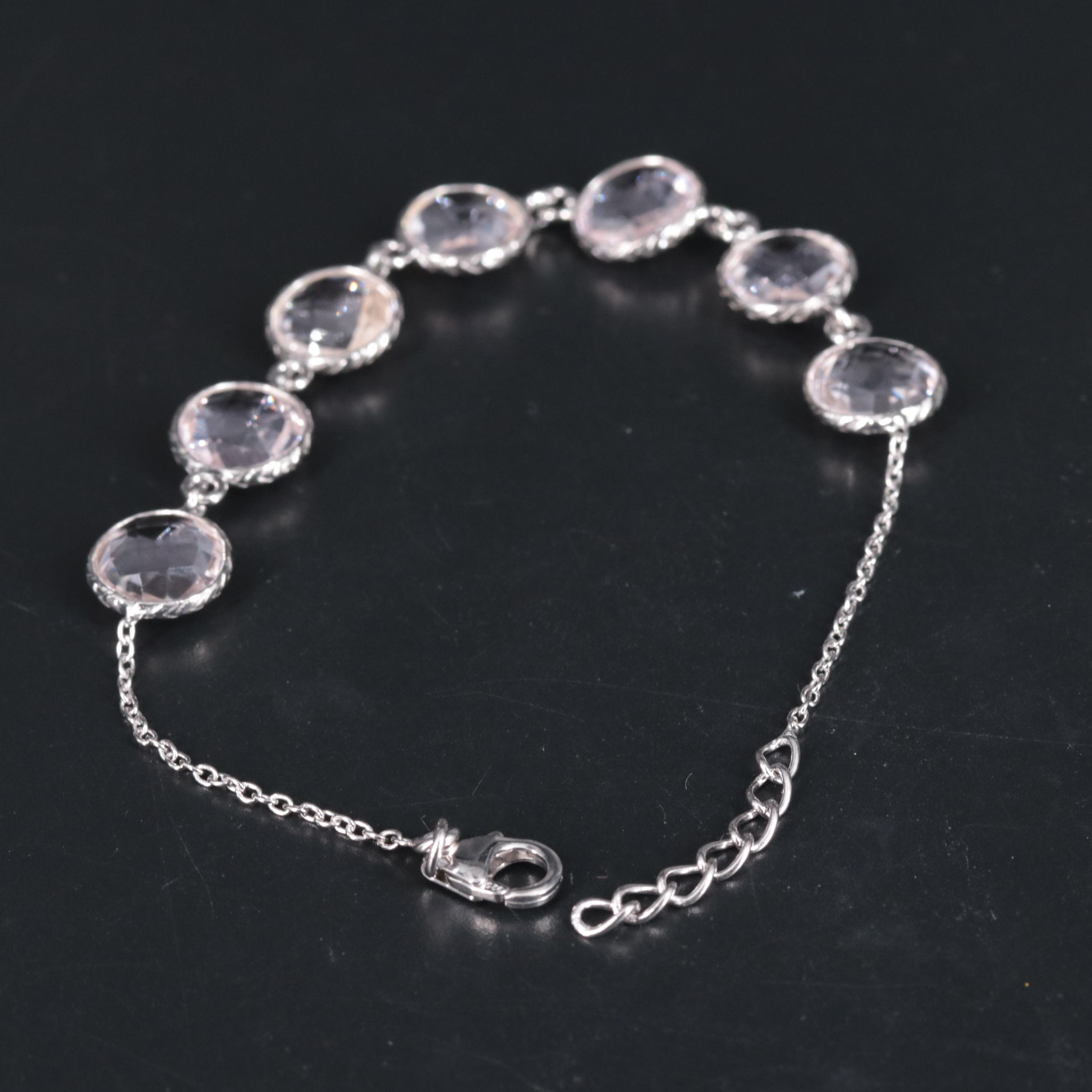 Sterling Silver Gemstone Bracelet