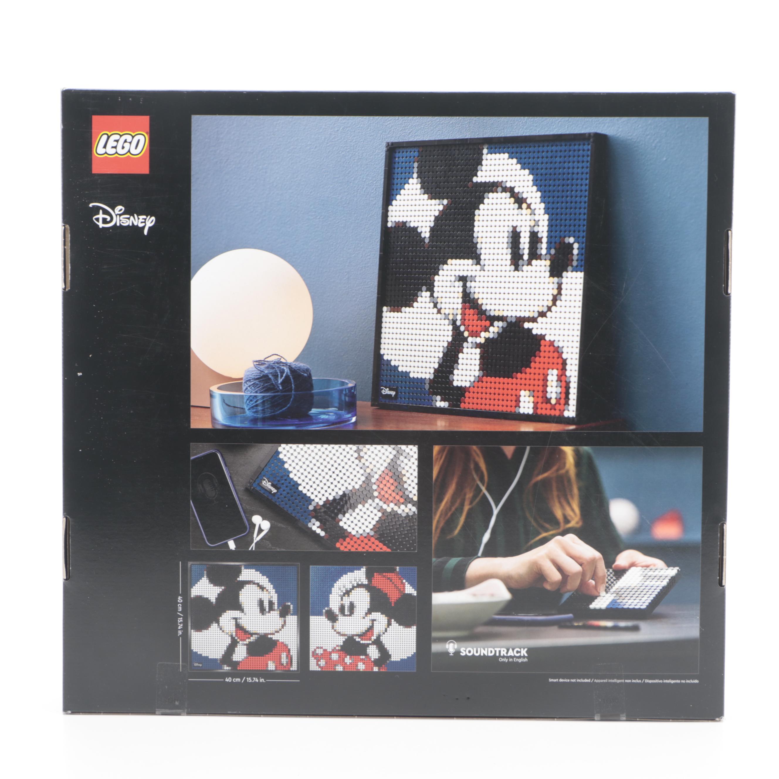 LEGO Disney, Mickey Mouse Art and BrickHeadz Building Sets
