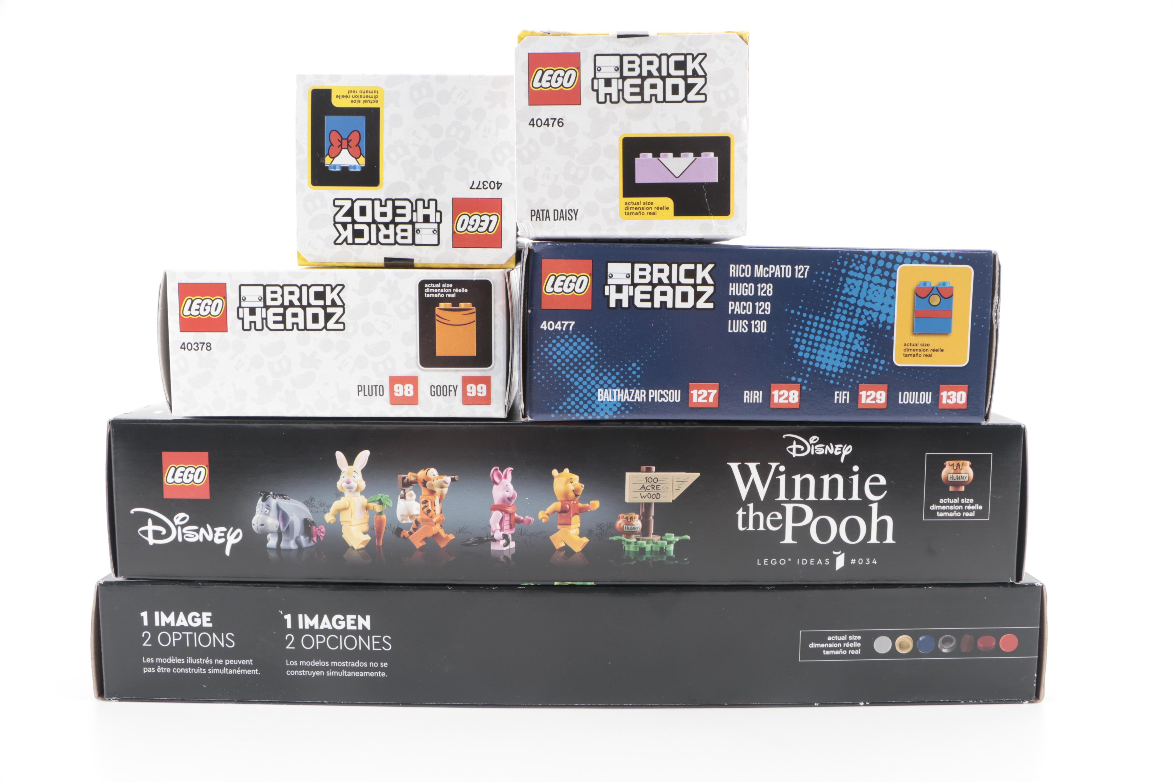 LEGO Disney, Mickey Mouse Art and BrickHeadz Building Sets