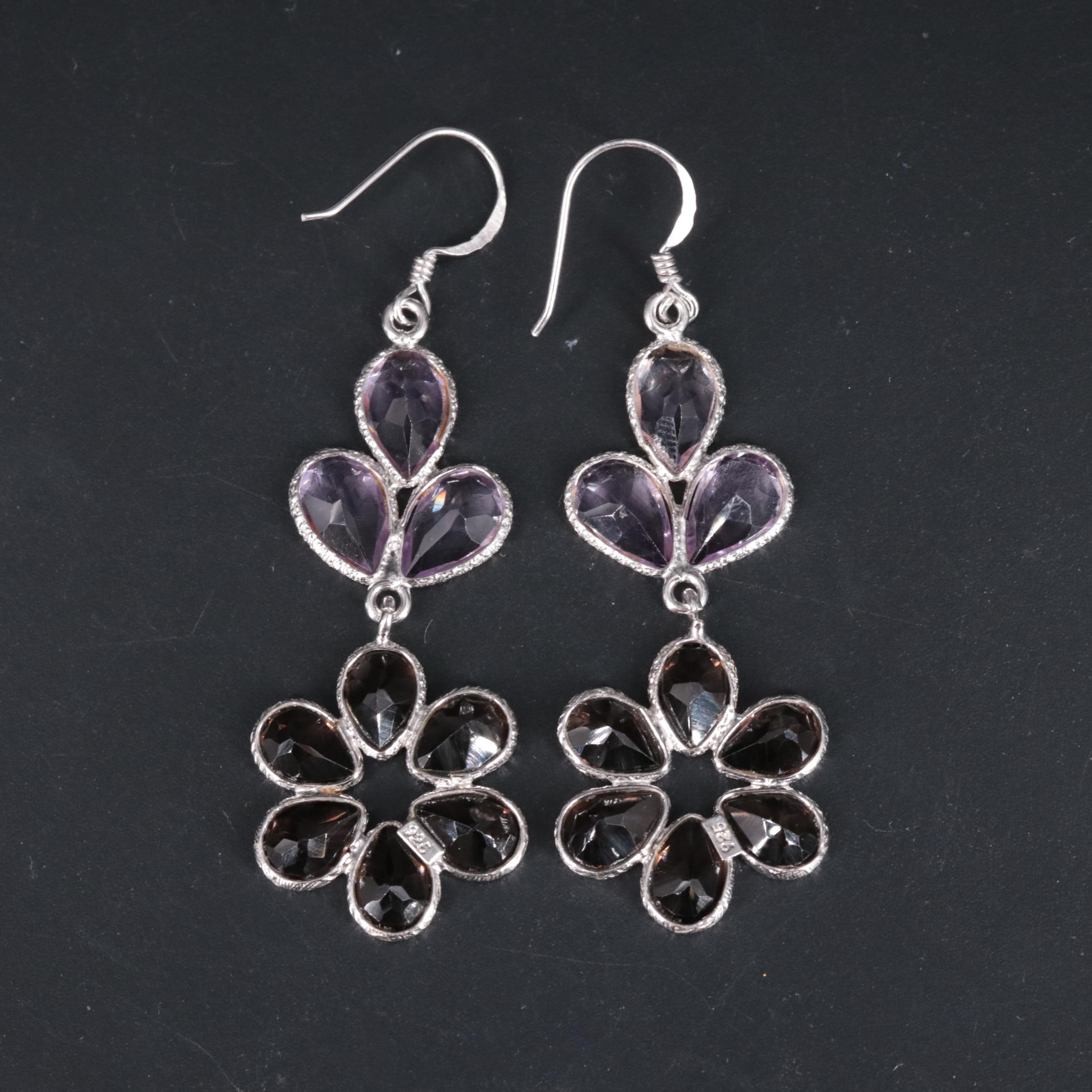 Sterling Silver Gemstone Earrings