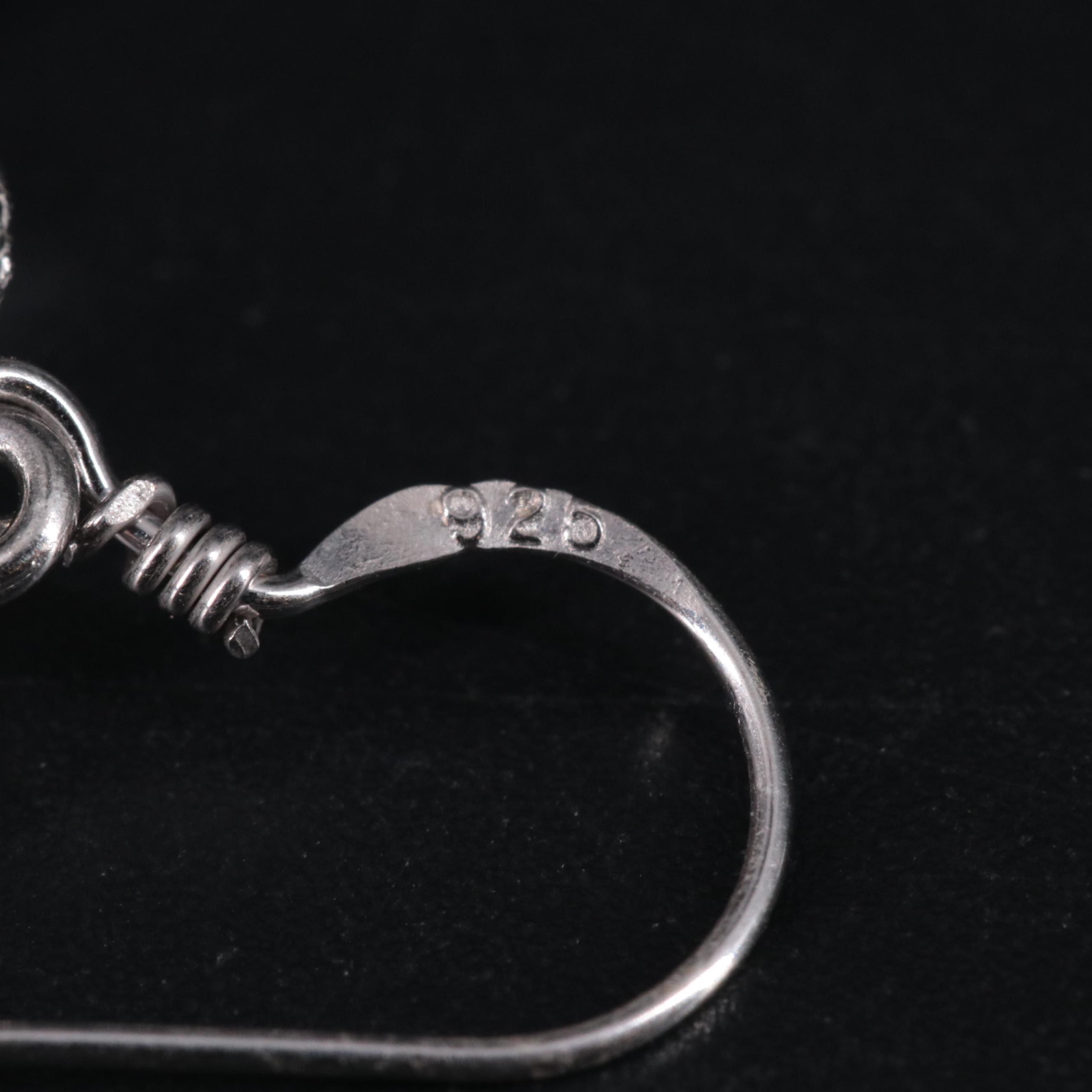 Sterling Silver Gemstone Earrings