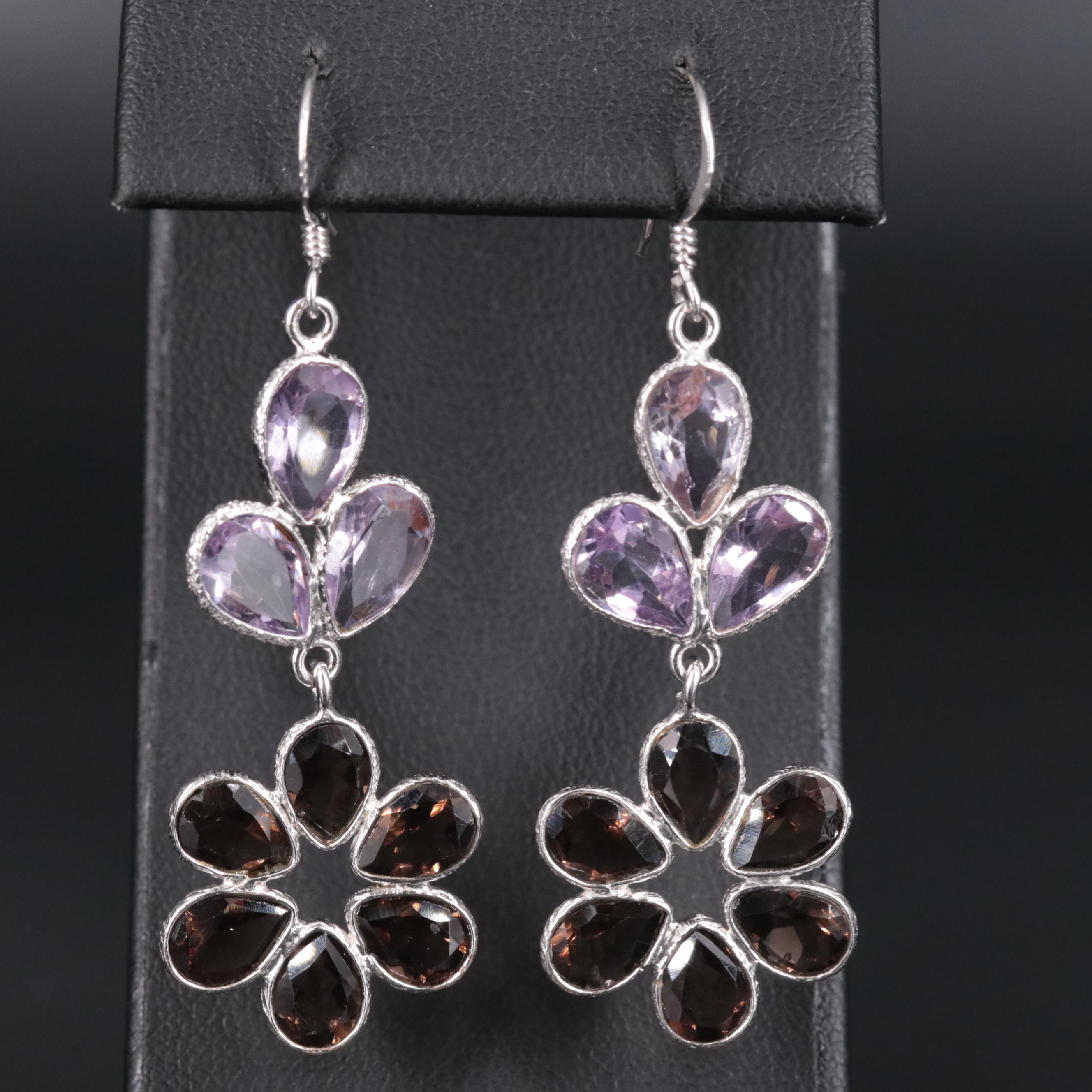 Sterling Silver Gemstone Earrings