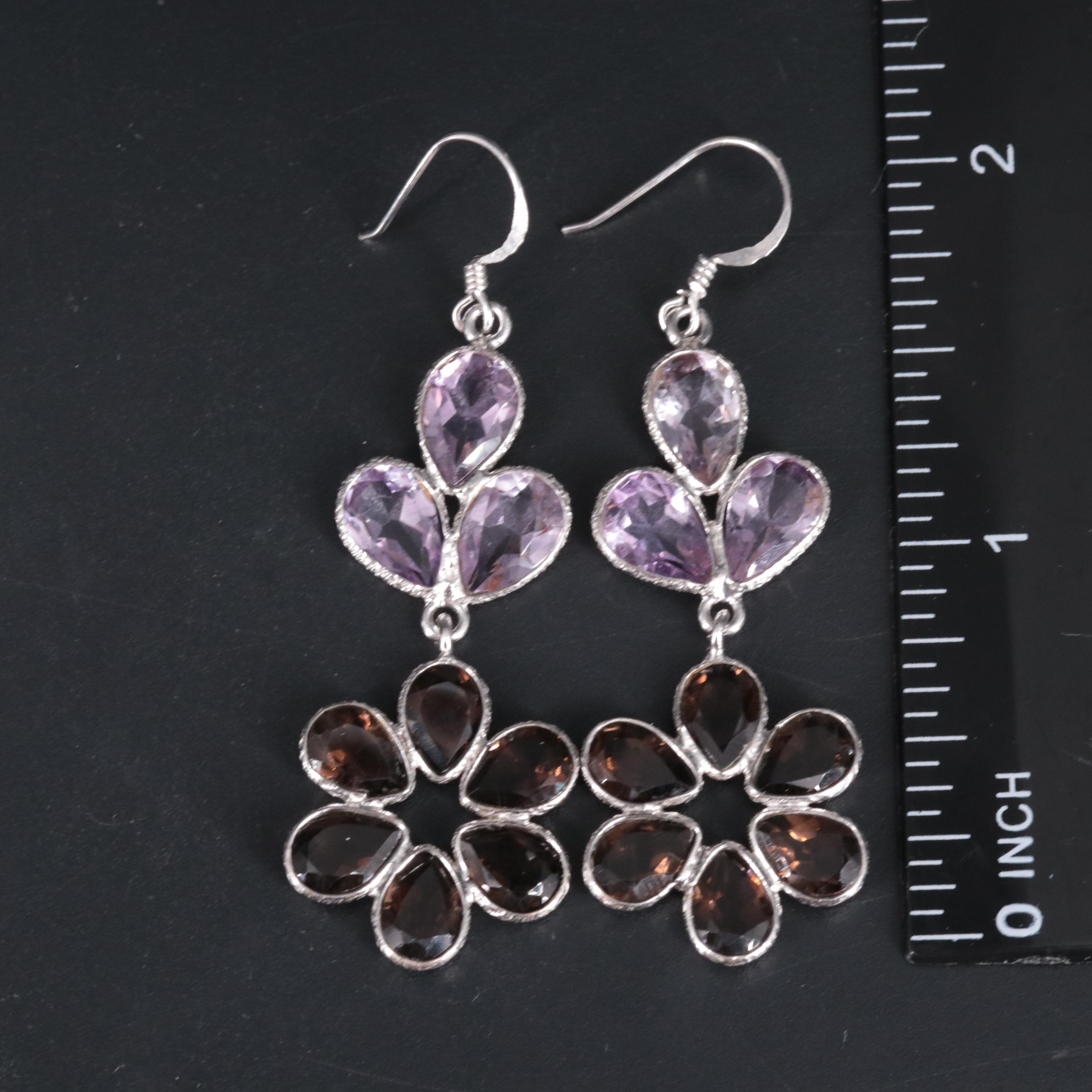 Sterling Silver Gemstone Earrings