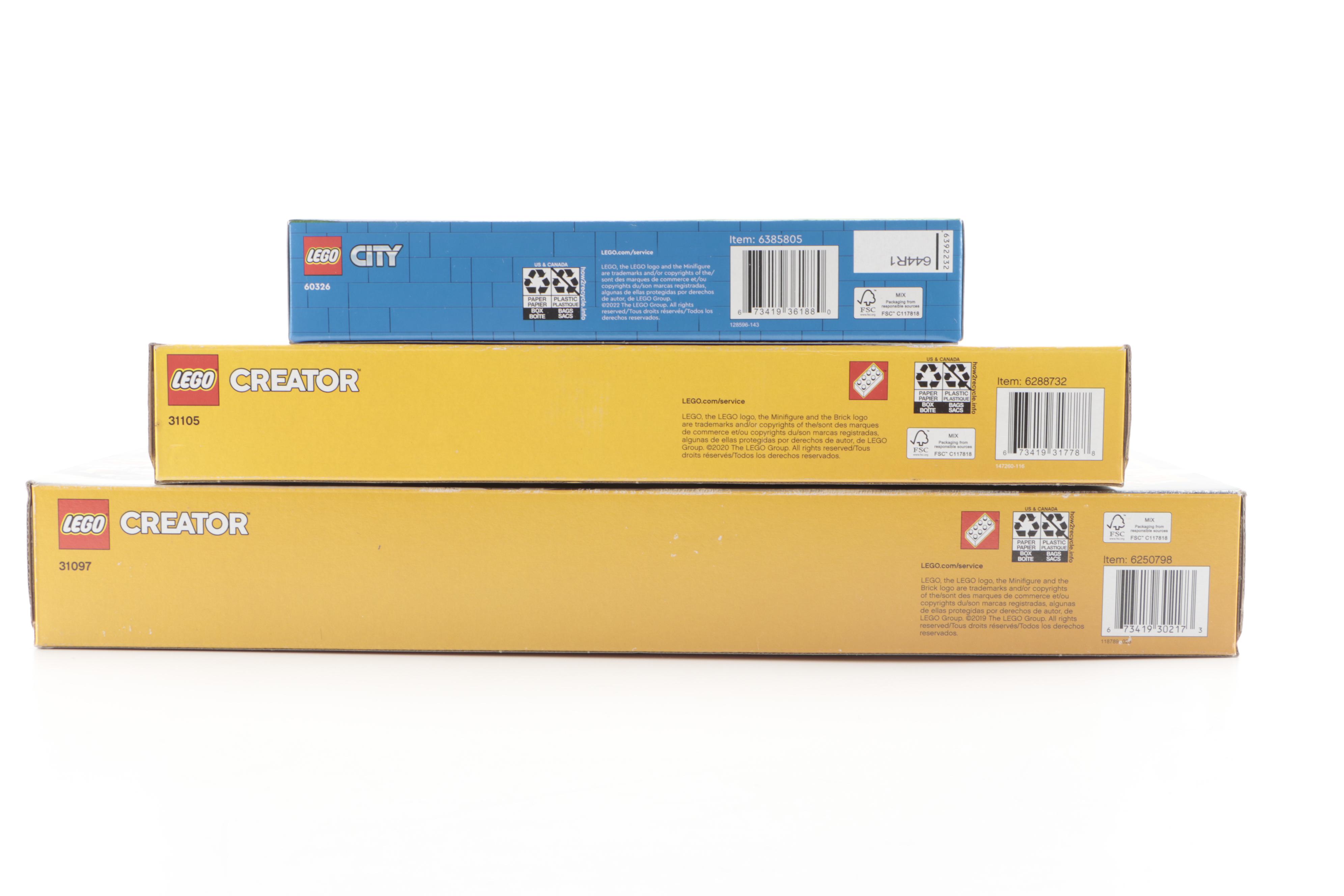 LEGO Creator and CITY Building Sets