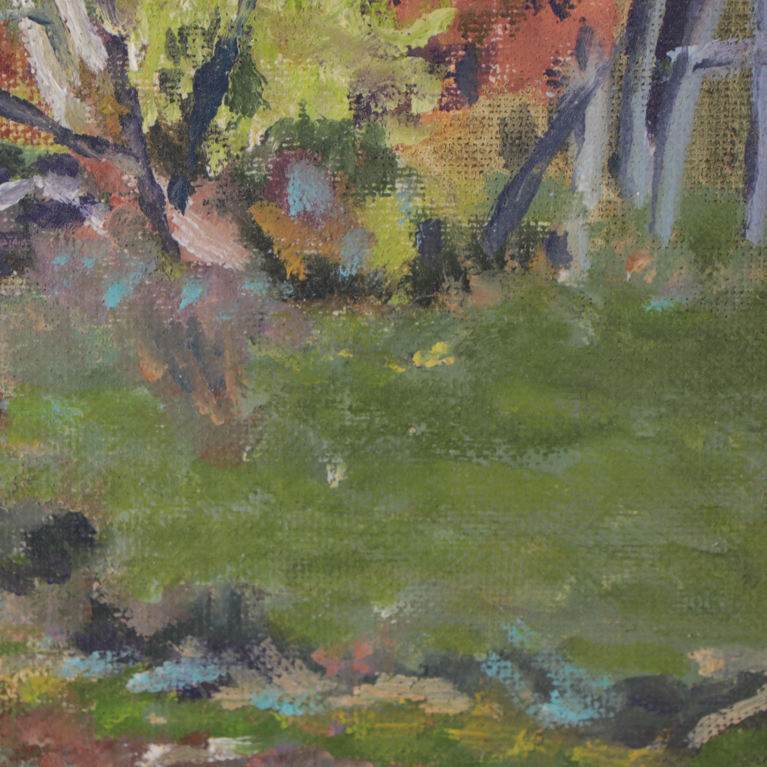 Susan Grier Oil Painting "Oxford Stream," 2006