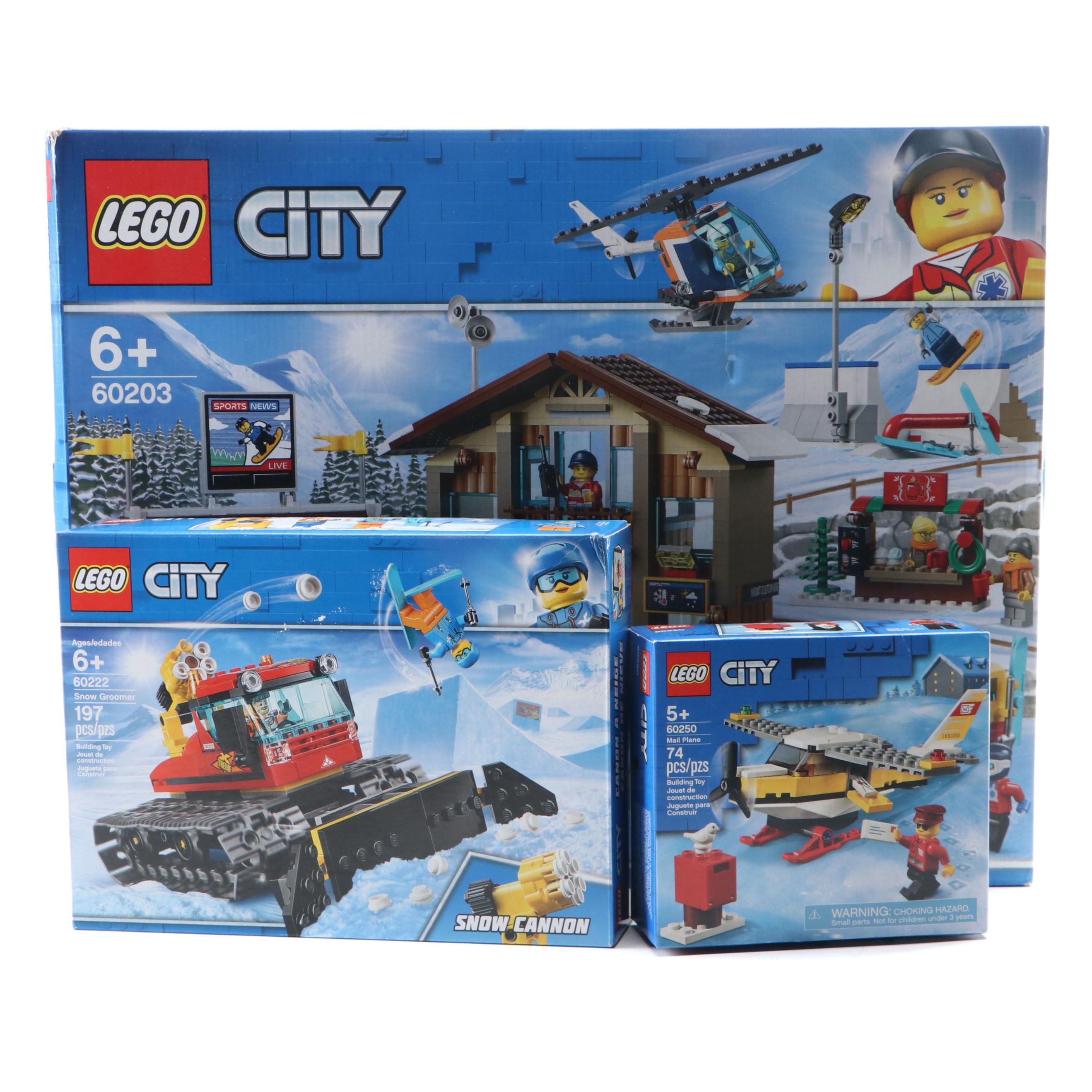 LEGO CITY Ski Resort and More Building Kits