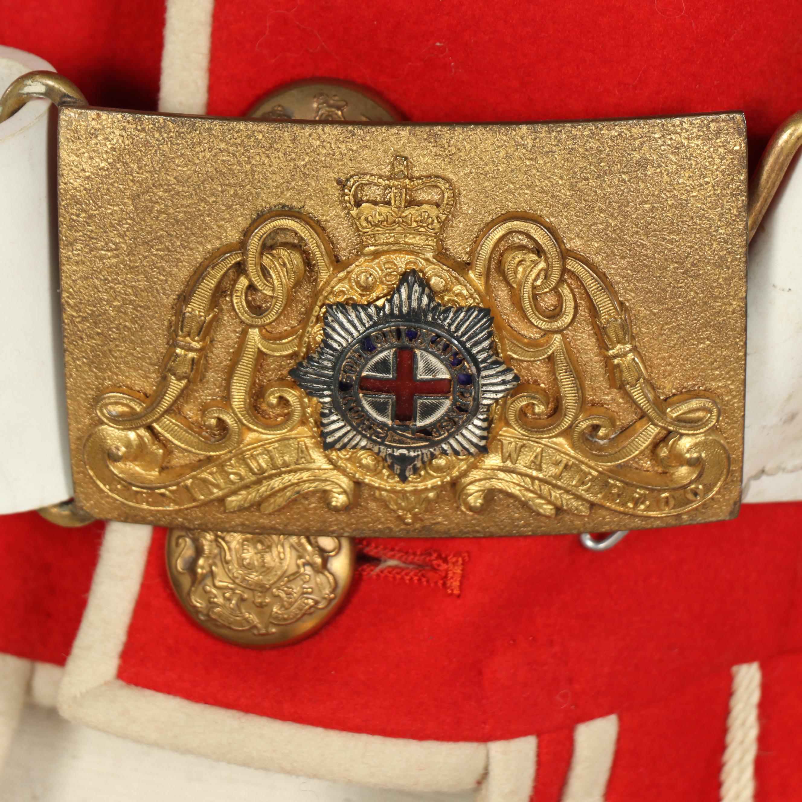 Pre-WWI Era British Army Royal Scots Tunic with Tropical Pith Helmet