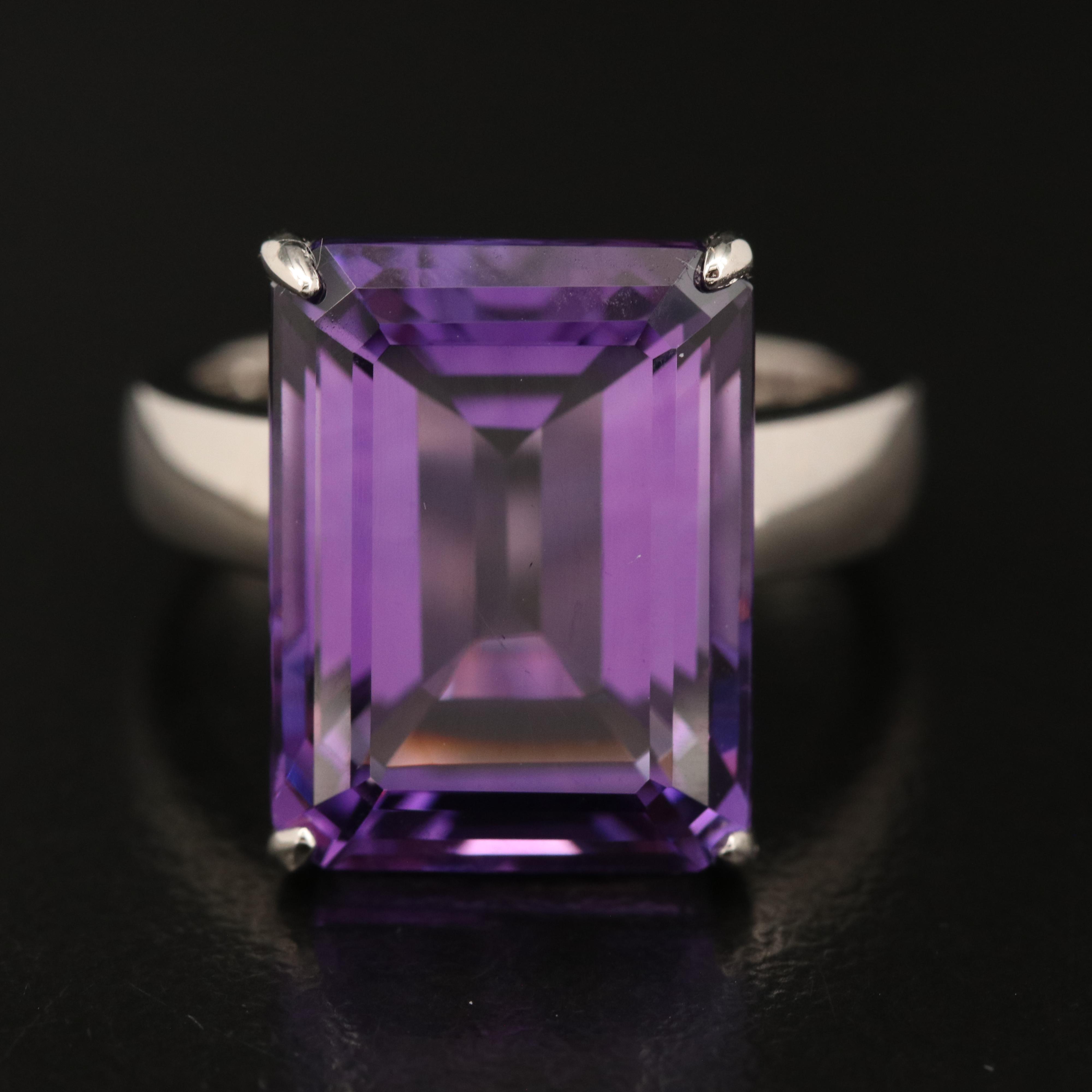 Sterling Amethyst Ring