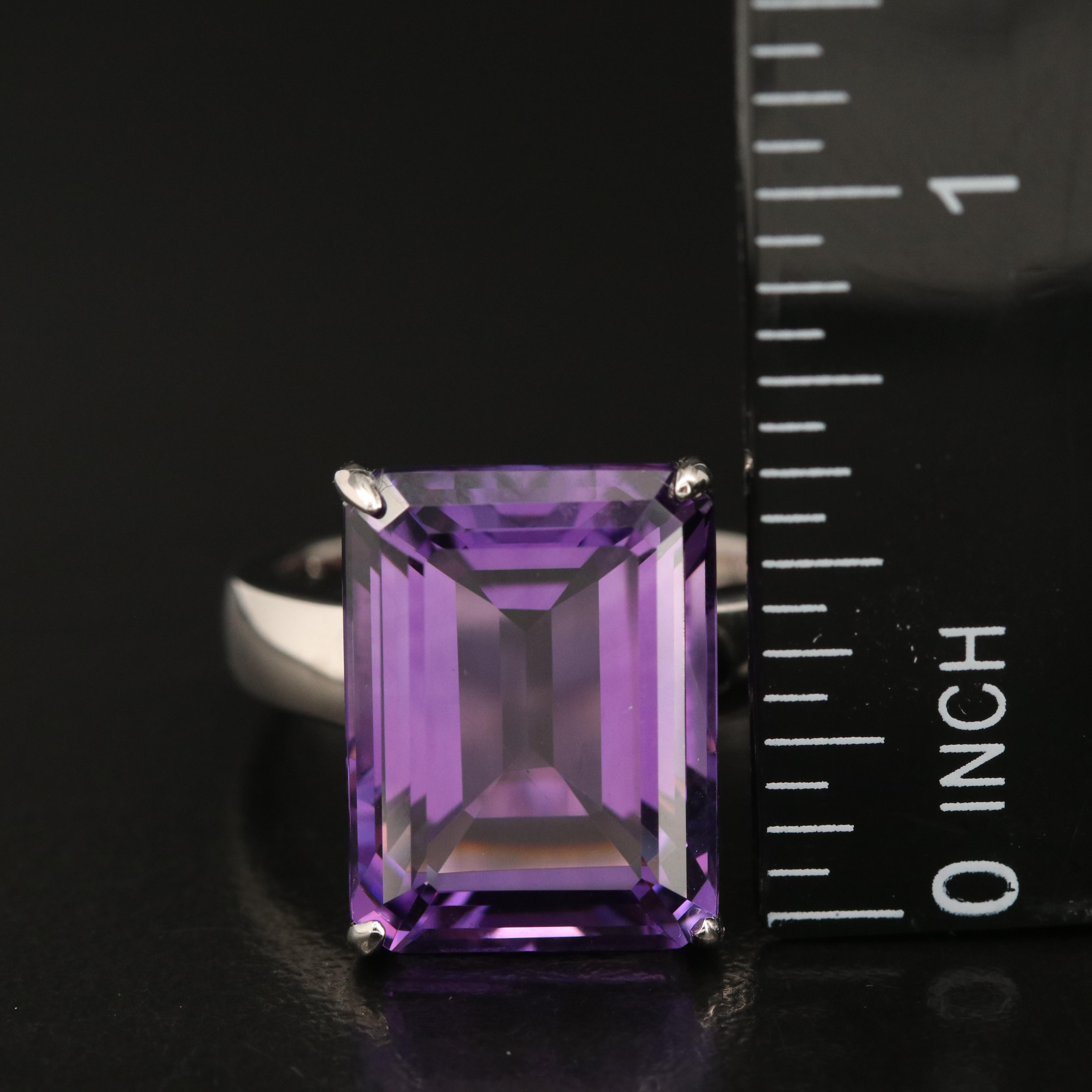 Sterling Amethyst Ring