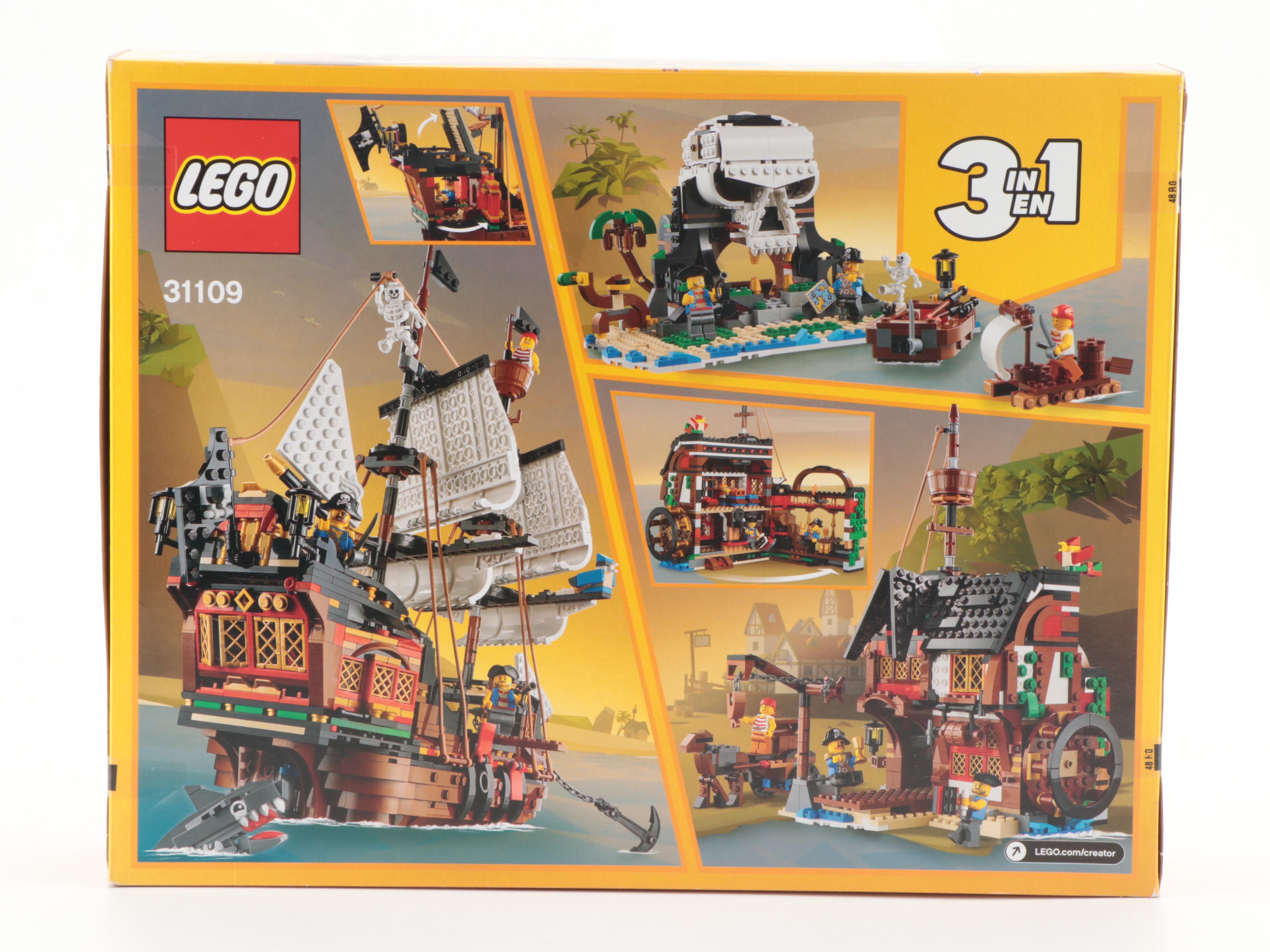 LEGO Creator Pirate Ship with Viking Ship and the Midgard Serpent Toy Sets