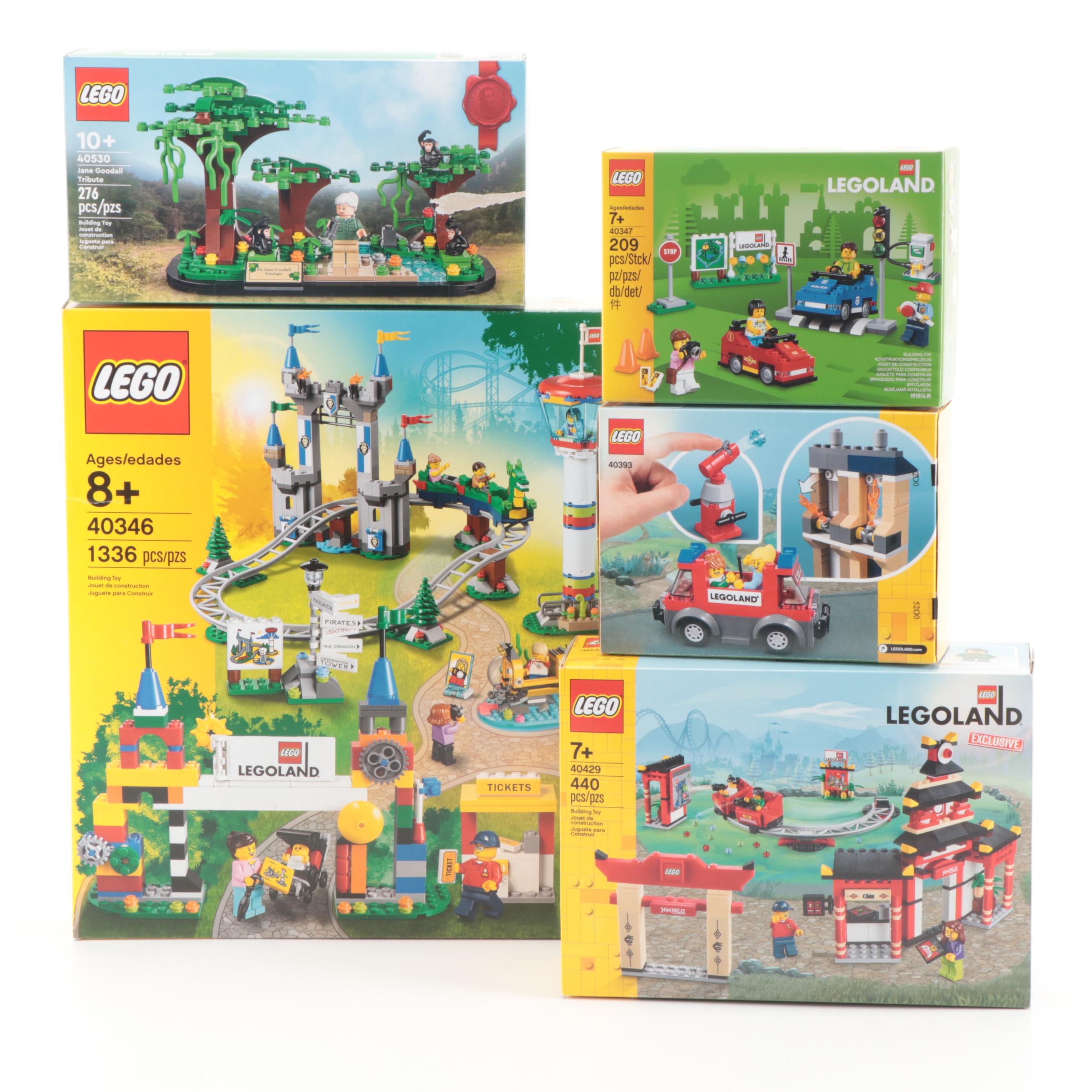 LEGO Jane Goodall Tribute, Legoland Fire Truck, Theme Park and More Toy Sets