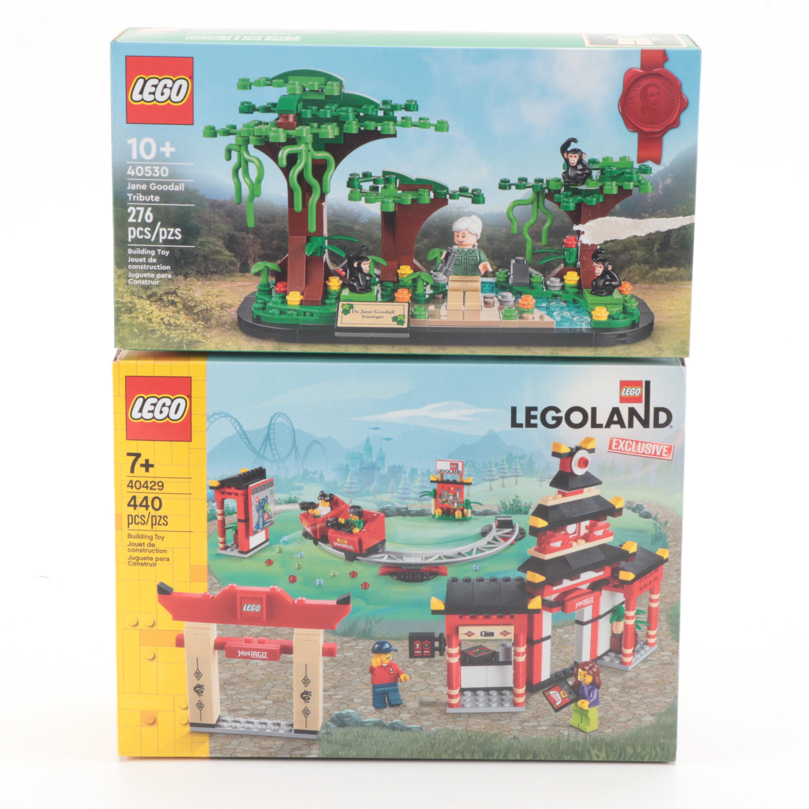 LEGO Jane Goodall Tribute, Legoland Fire Truck, Theme Park and More Toy Sets