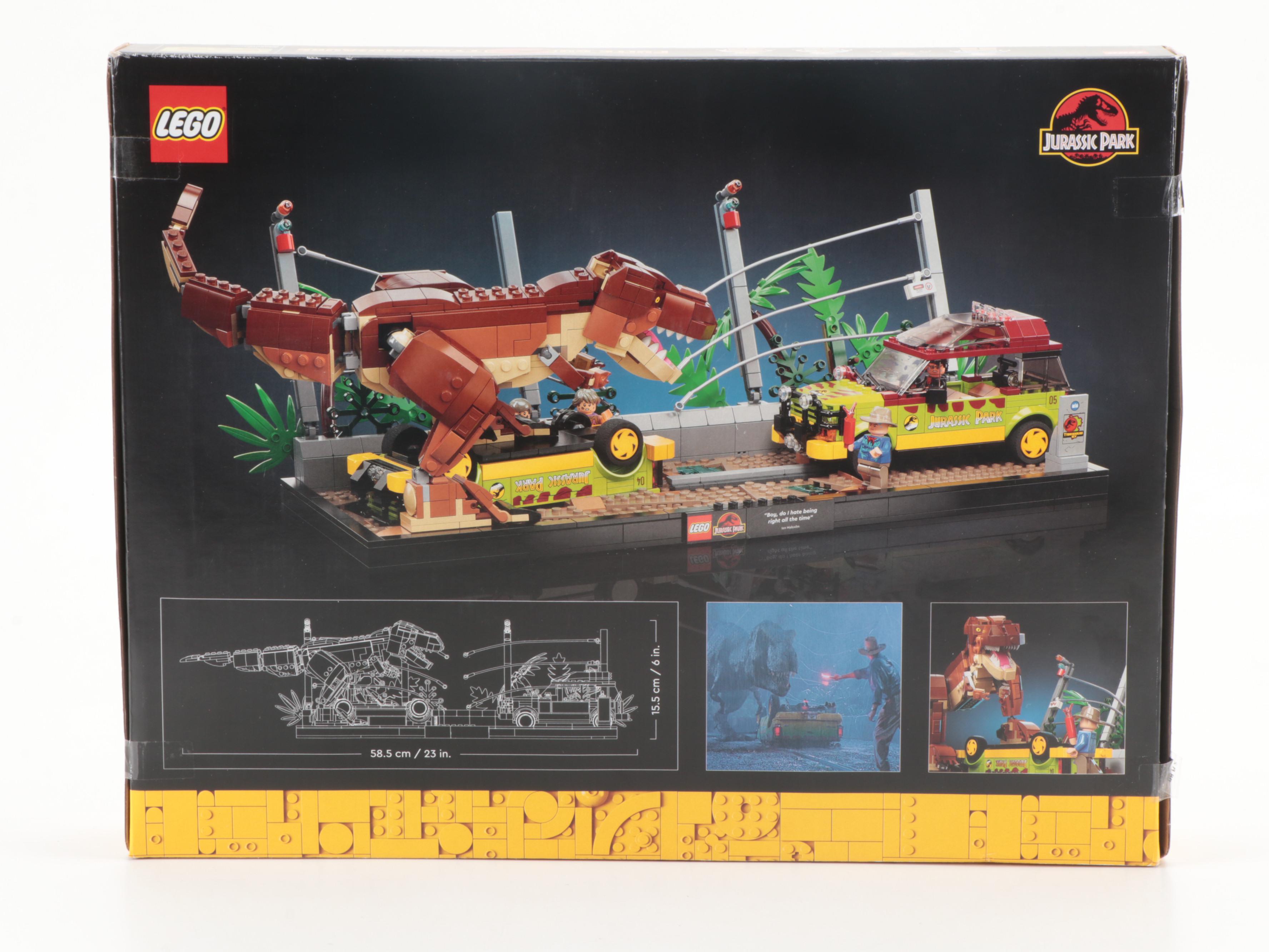 LEGO Jurassic Park T. Rex Breakout and Other Sets