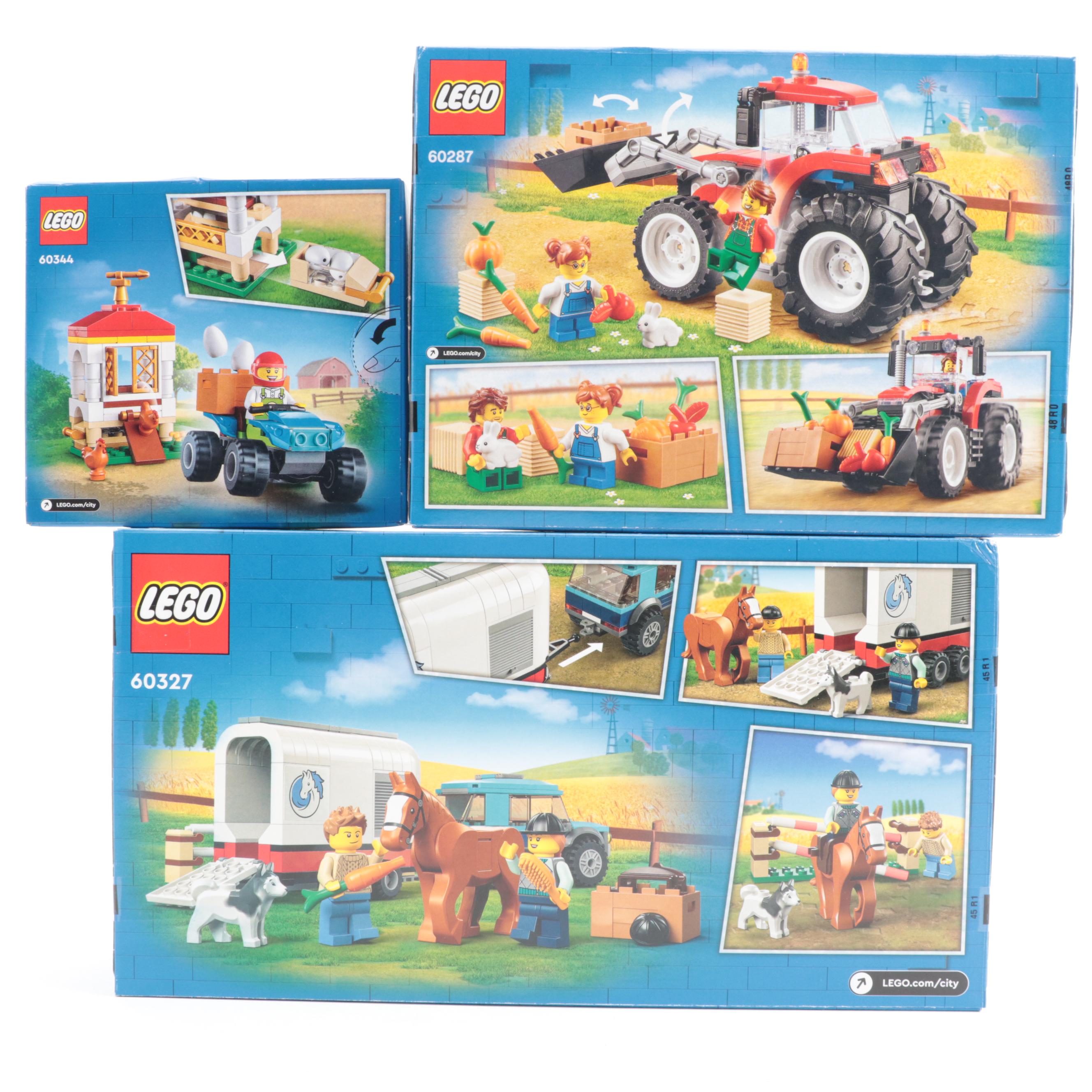 LEGO CITY Horse Transporter with Other CITY and Technics Sets