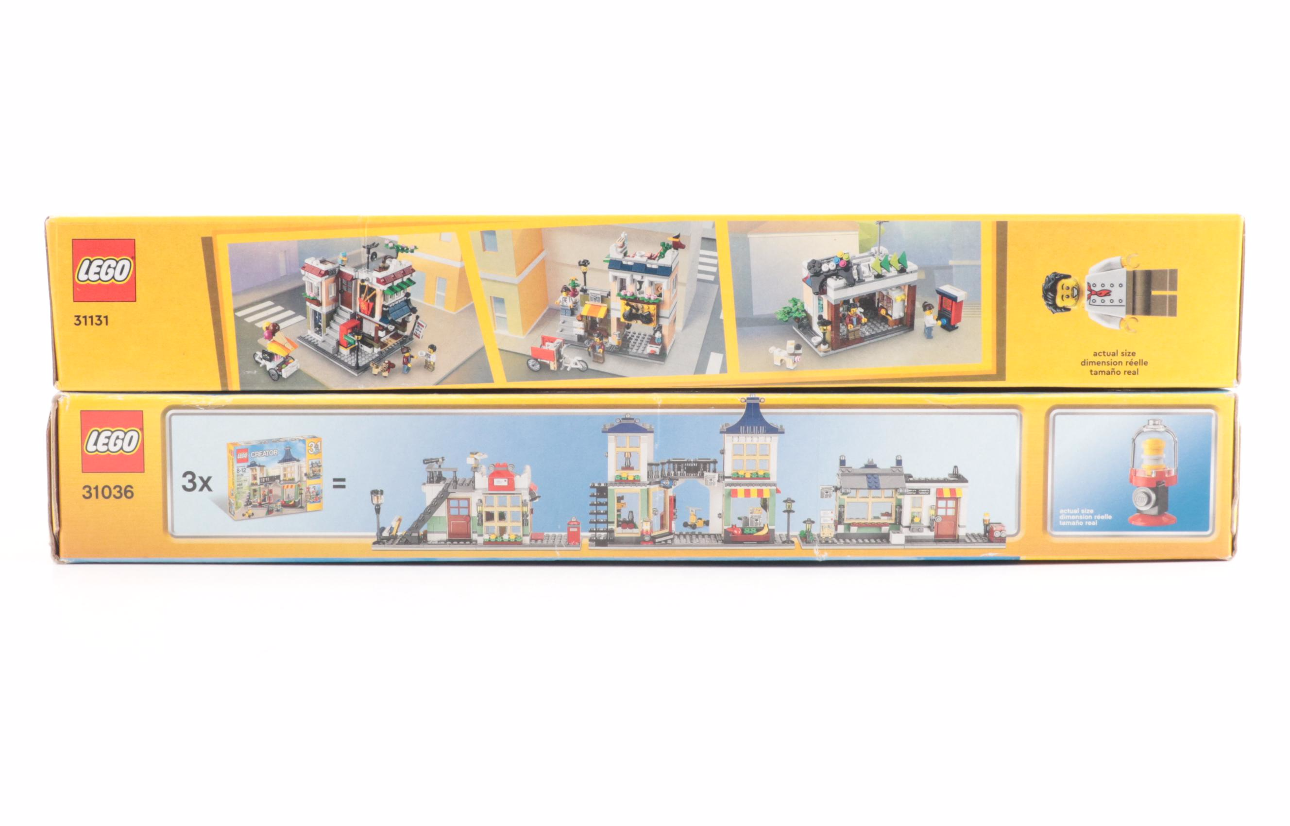 LEGO Townhouse Toy Store, Modular Sweet Surprises, Noodle Shop and More Toy Sets