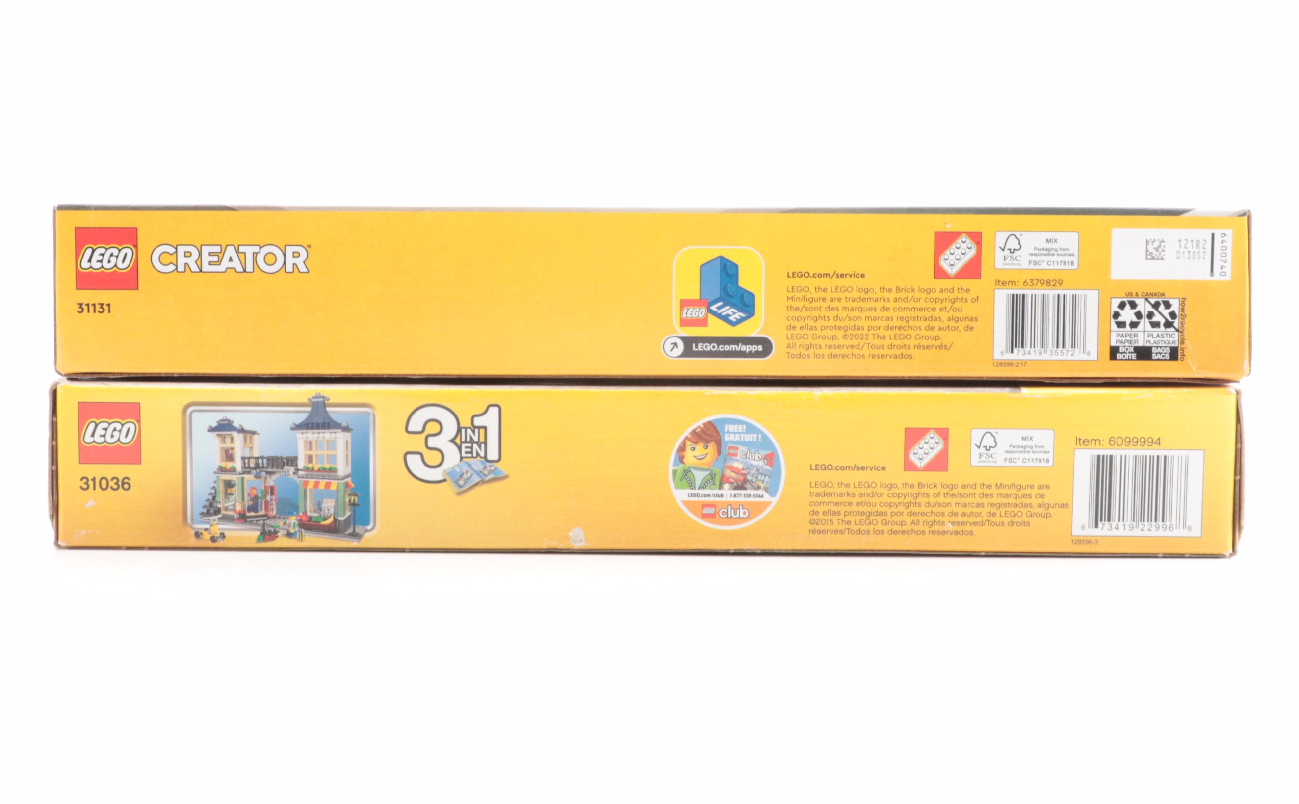 LEGO Townhouse Toy Store, Modular Sweet Surprises, Noodle Shop and More Toy Sets