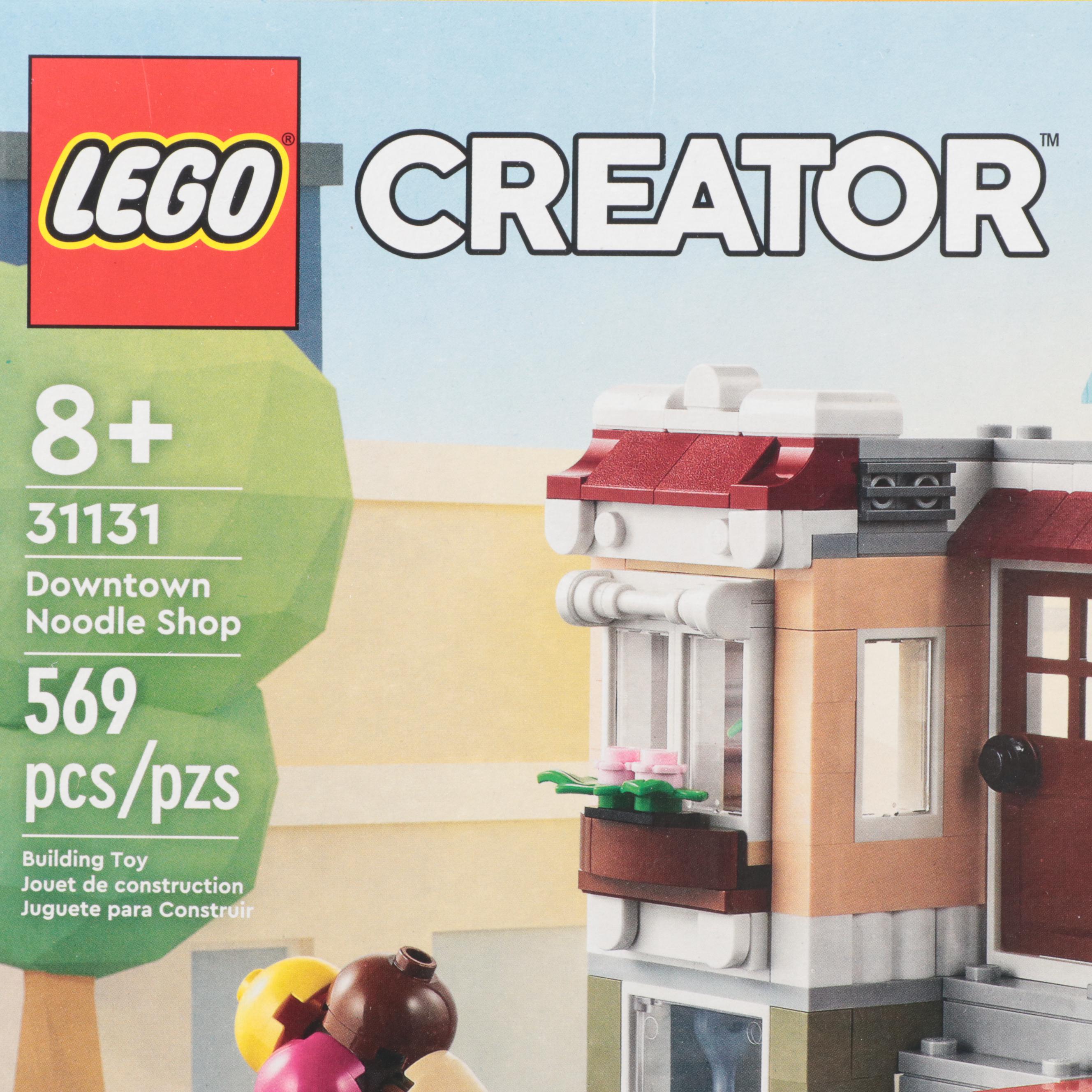 LEGO Townhouse Toy Store, Modular Sweet Surprises, Noodle Shop and More Toy Sets