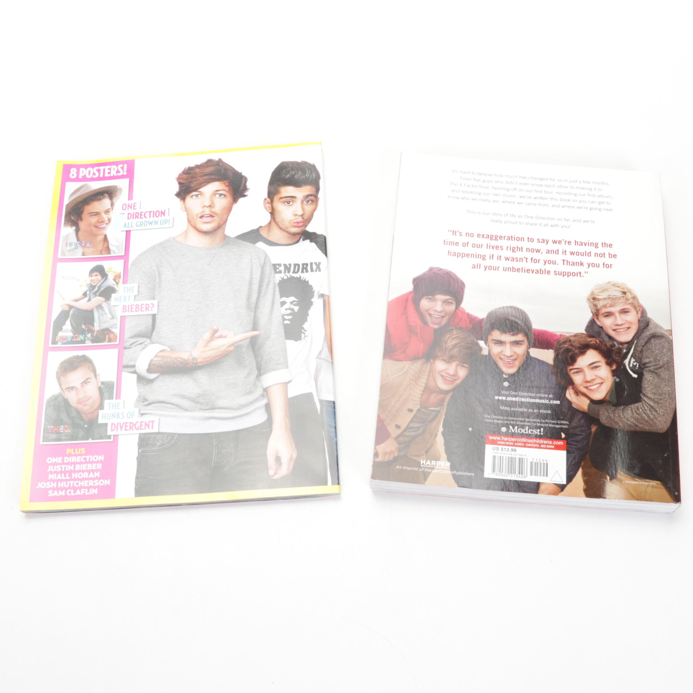 One Direction Collector Dolls and Books with Singing Justin Bieber Doll