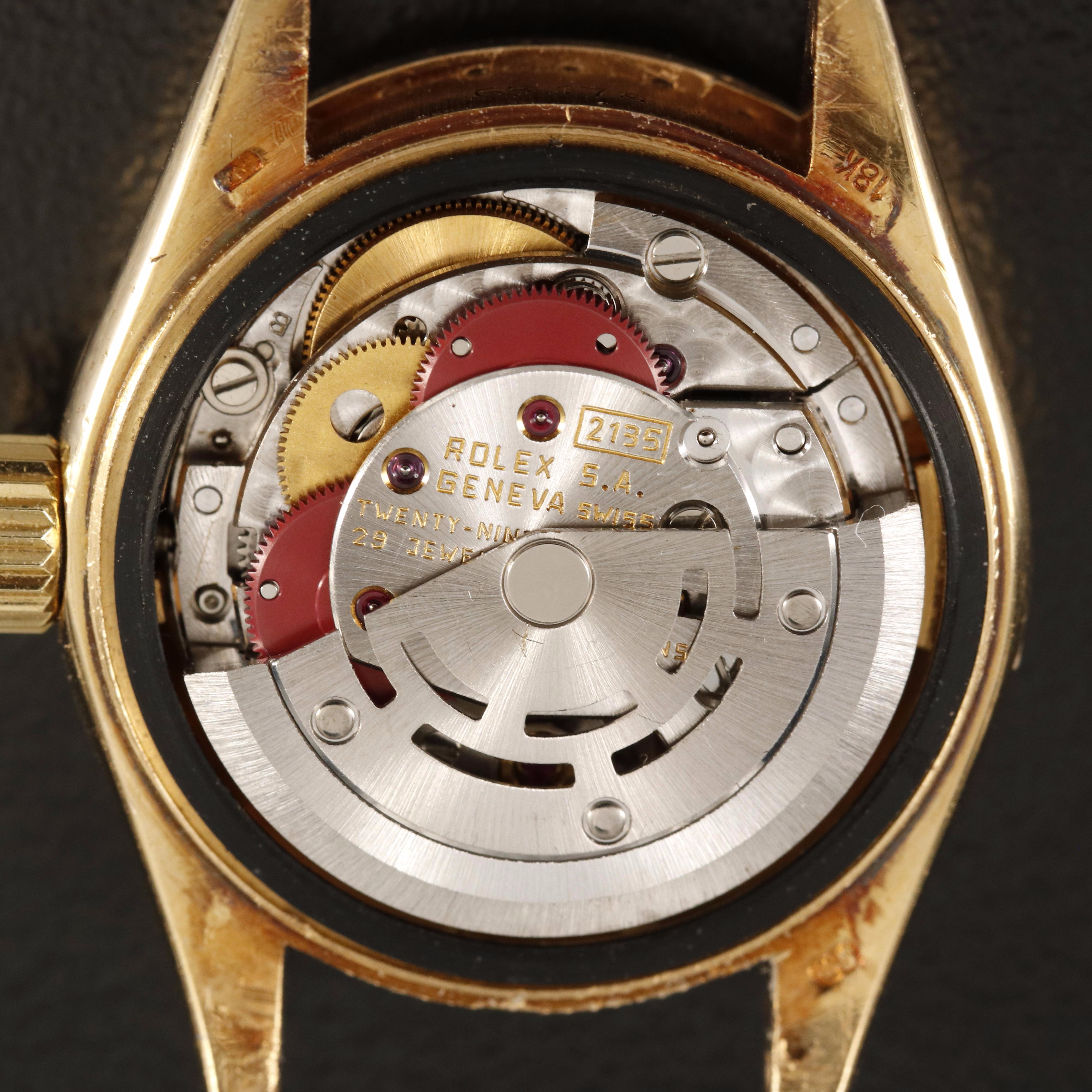 1985 Rolex Presidential Datejust Diamond Bezel and 18K Watch