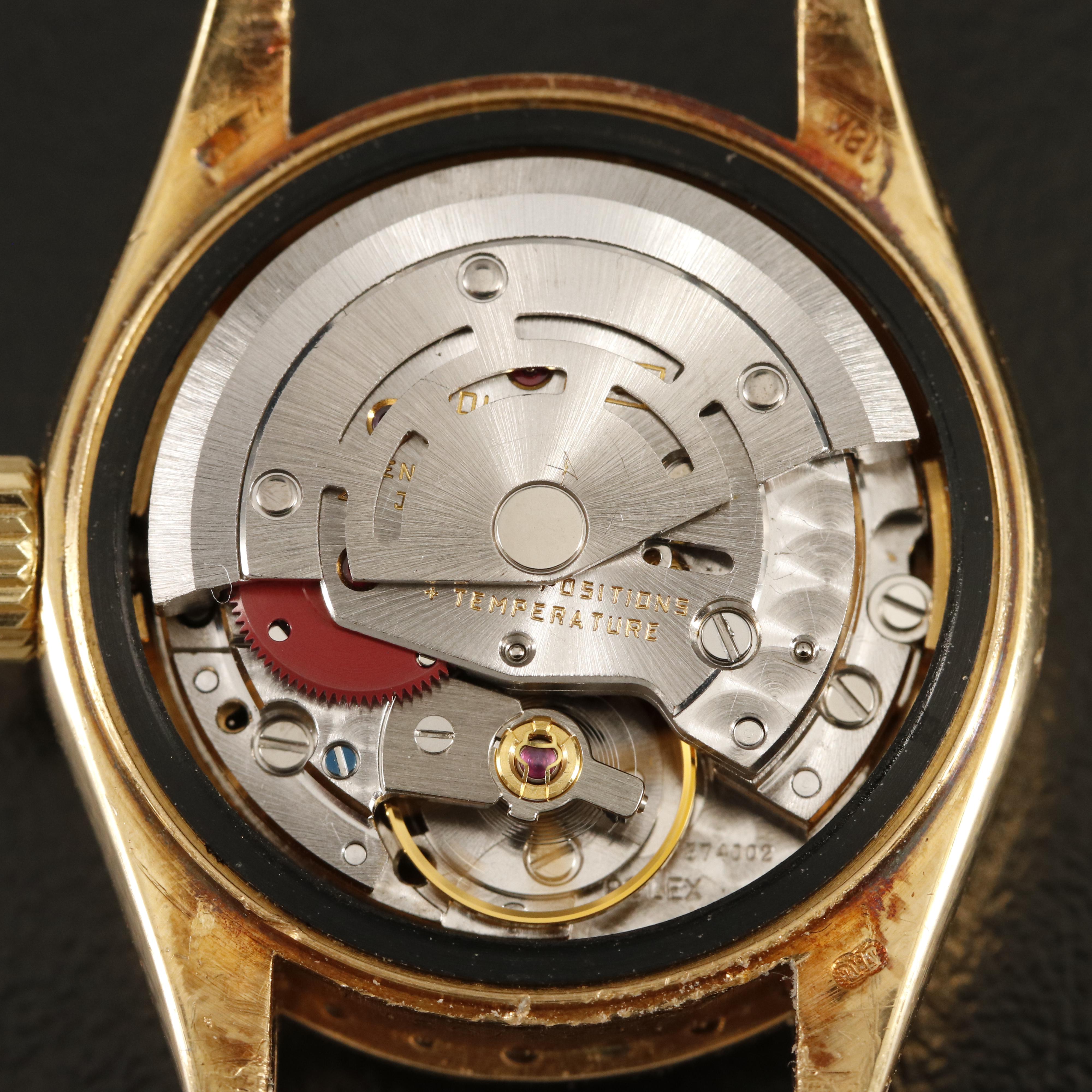 1985 Rolex Presidential Datejust Diamond Bezel and 18K Watch