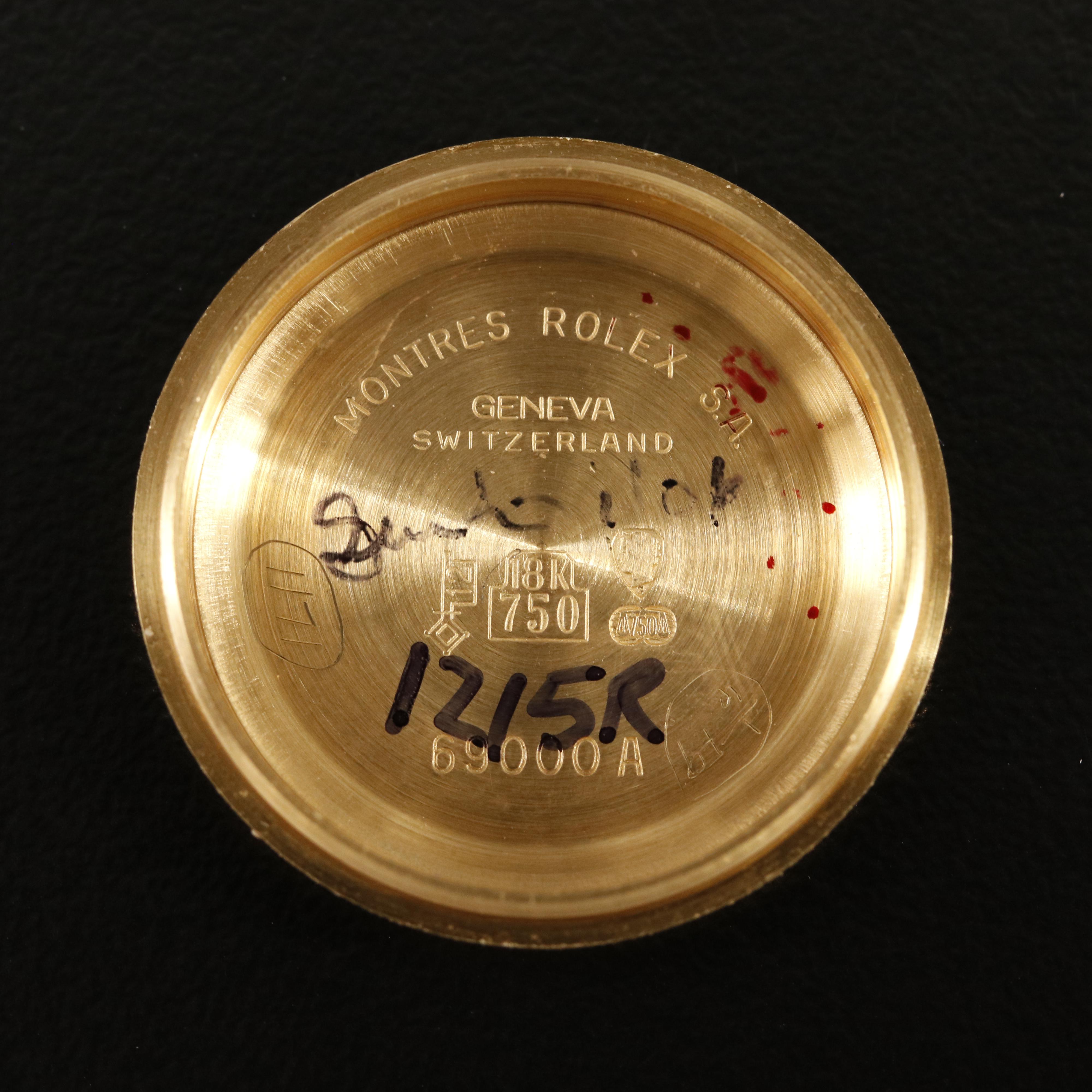 1985 Rolex Presidential Datejust Diamond Bezel and 18K Watch