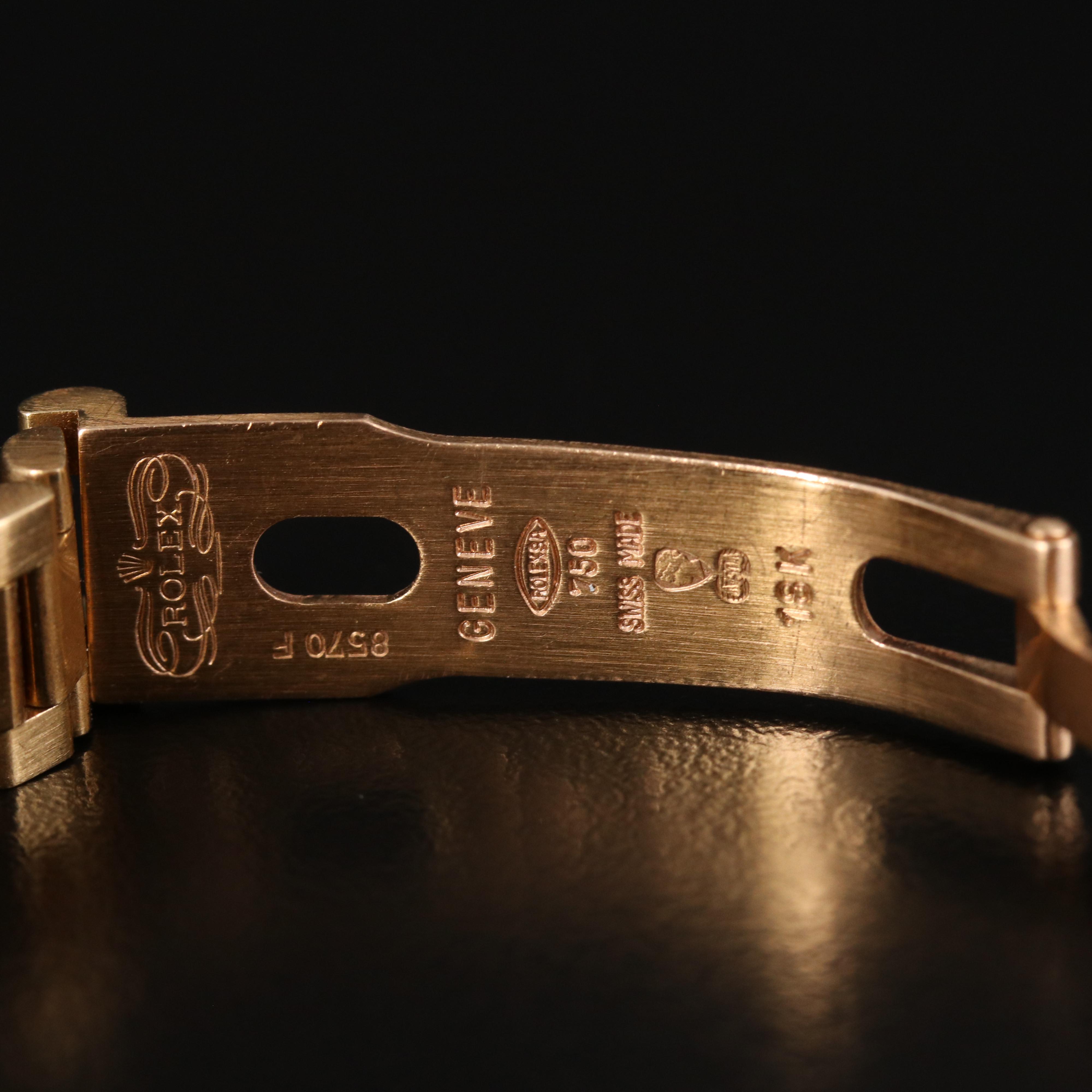 1985 Rolex Presidential Datejust Diamond Bezel and 18K Watch