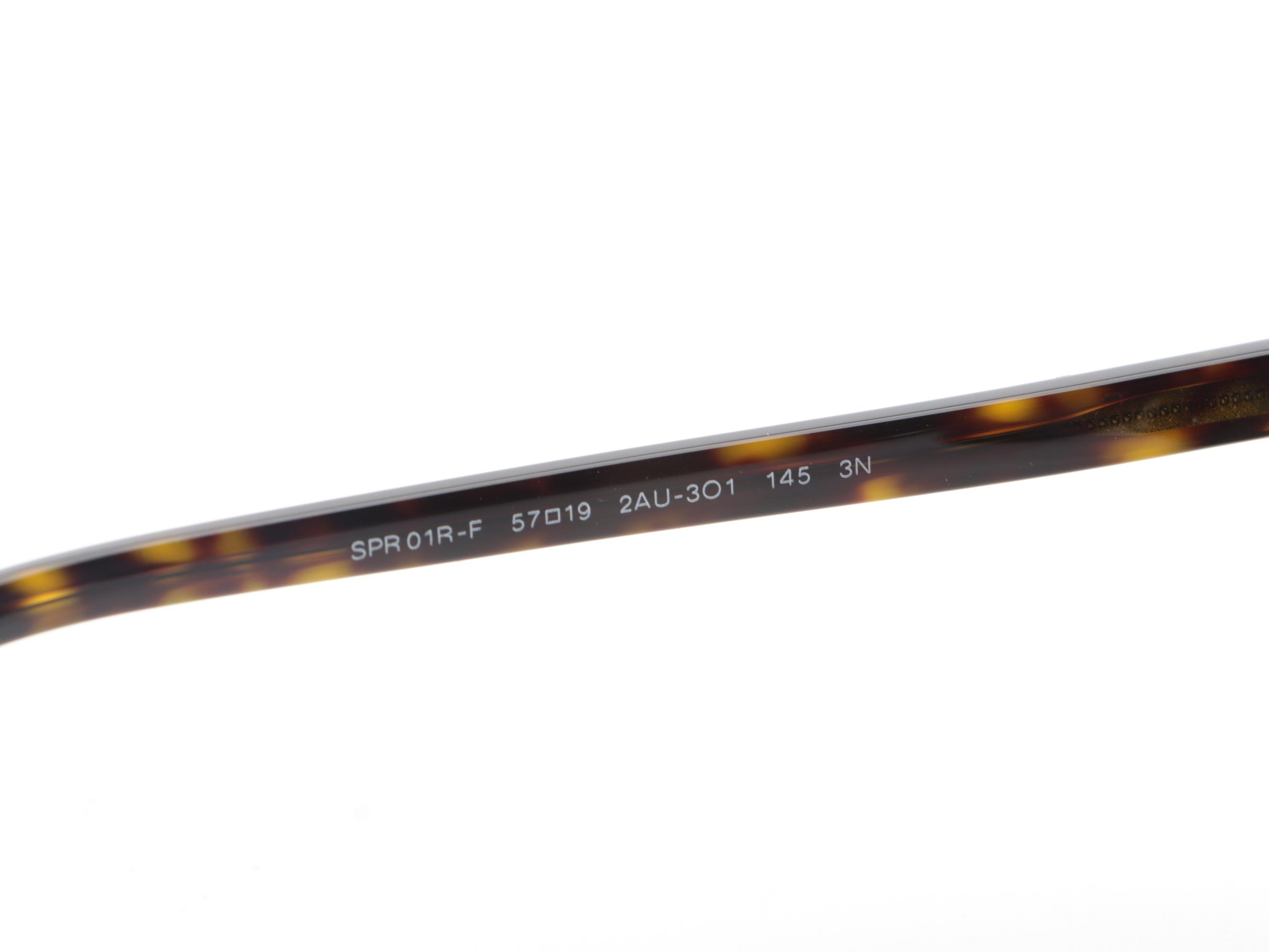 Prada SPR01R-F Dark Havana Browline Sunglasses with Box and Case