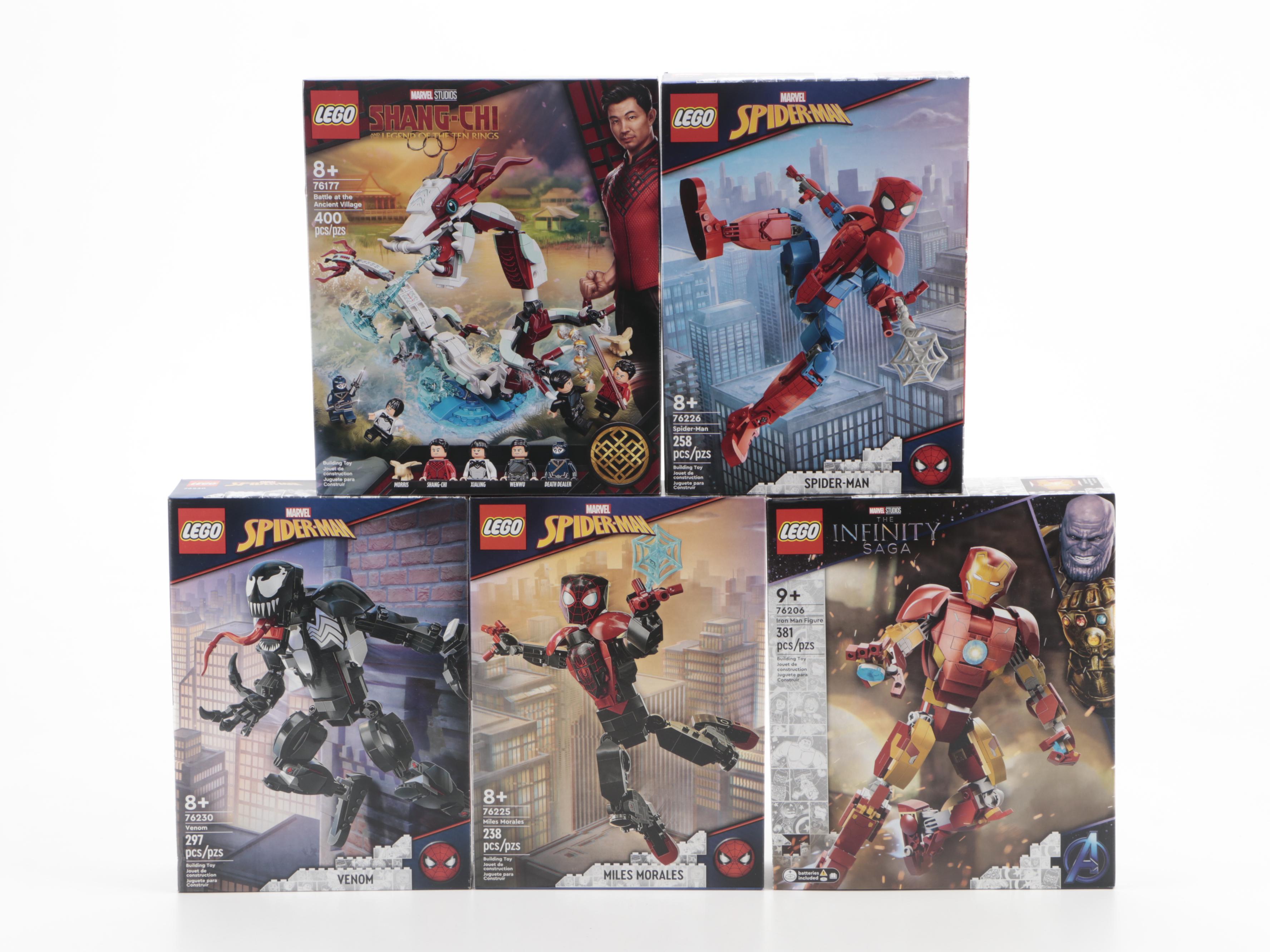 LEGO Marvel Avengers, Spider-Man, Venom, Infinity Saga, More Building Sets